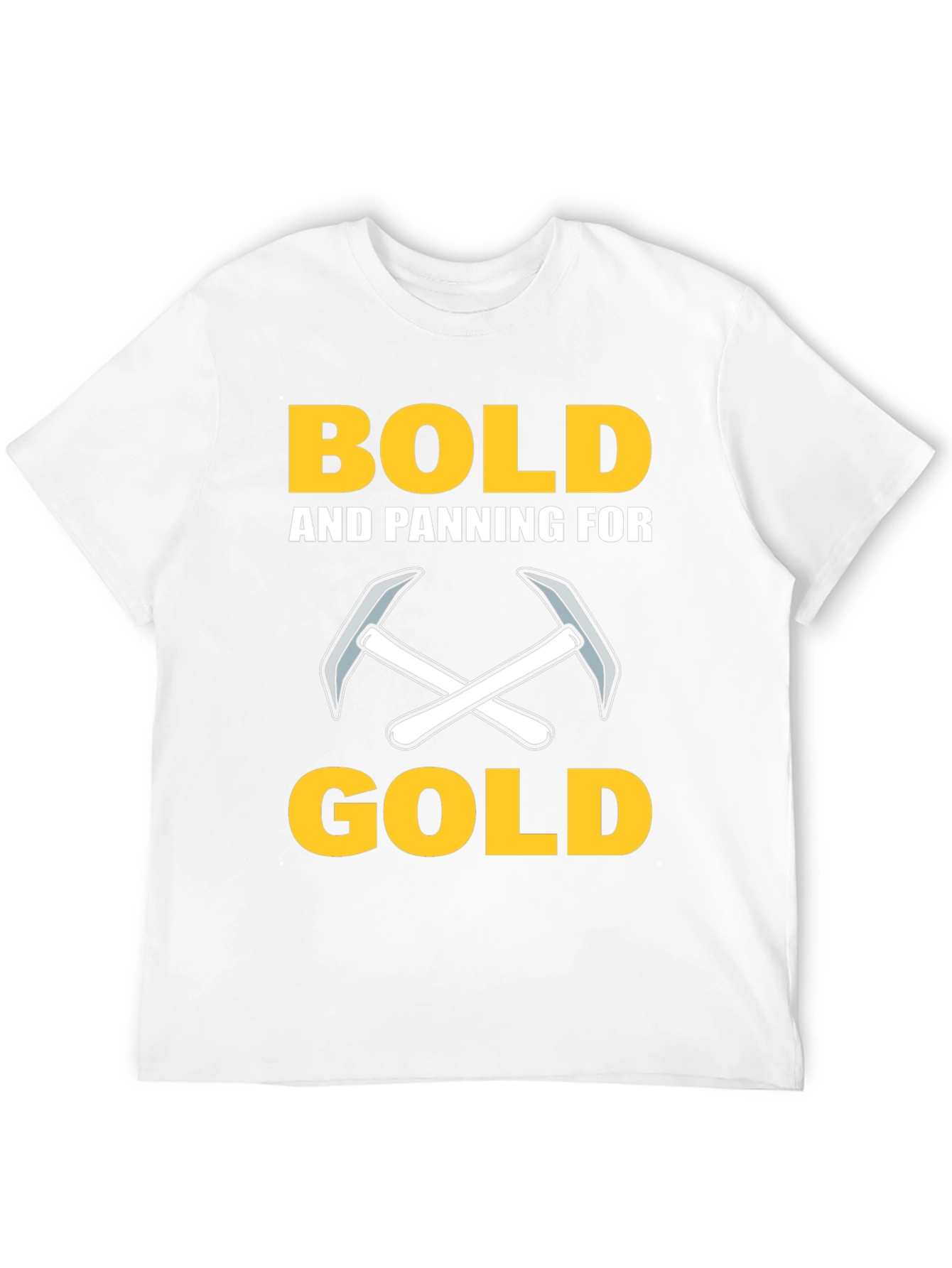 Bold Gold Panning T-Shirt - Miners Tee