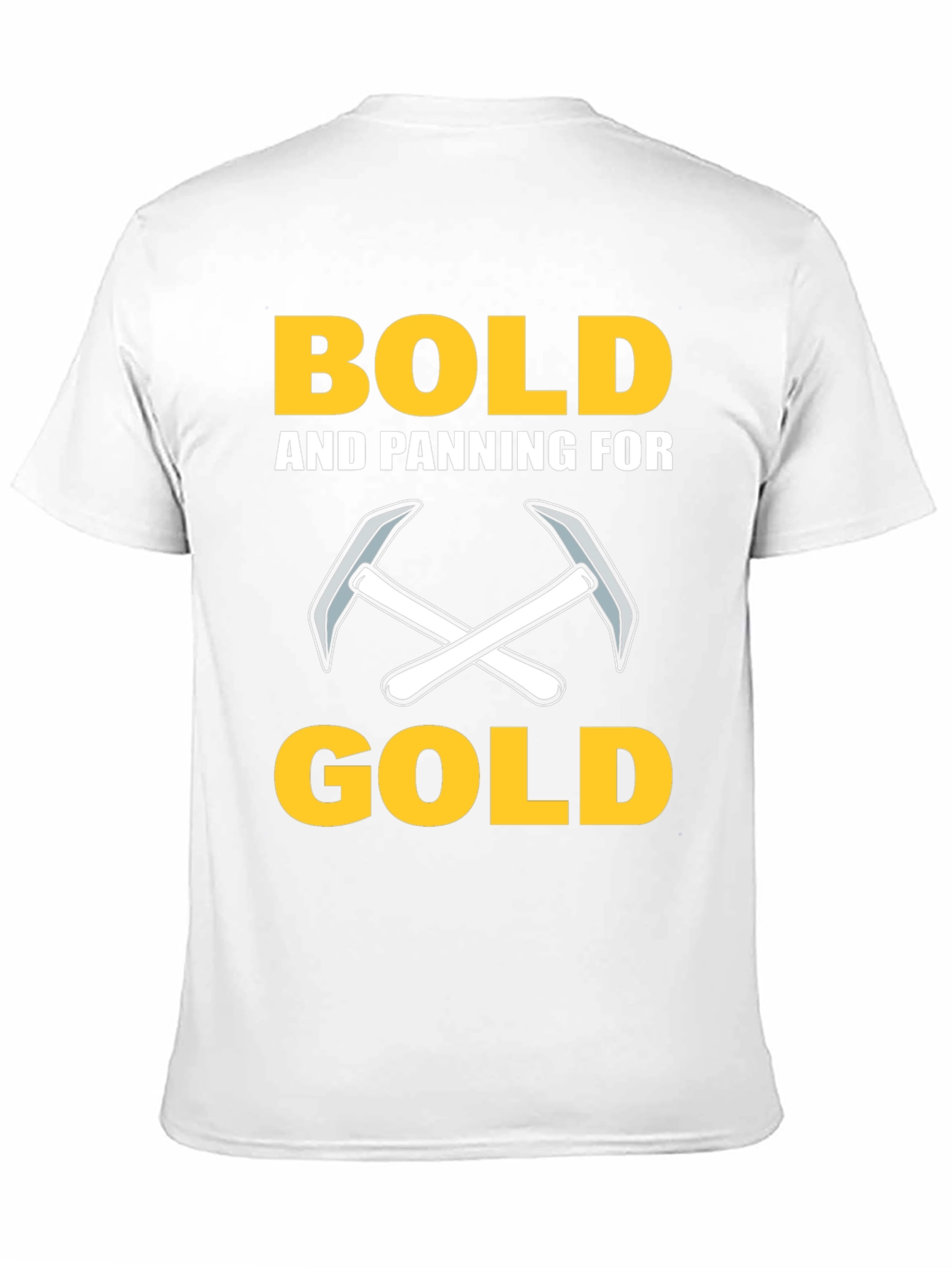 Bold Gold Panning T-Shirt - Miners Tee