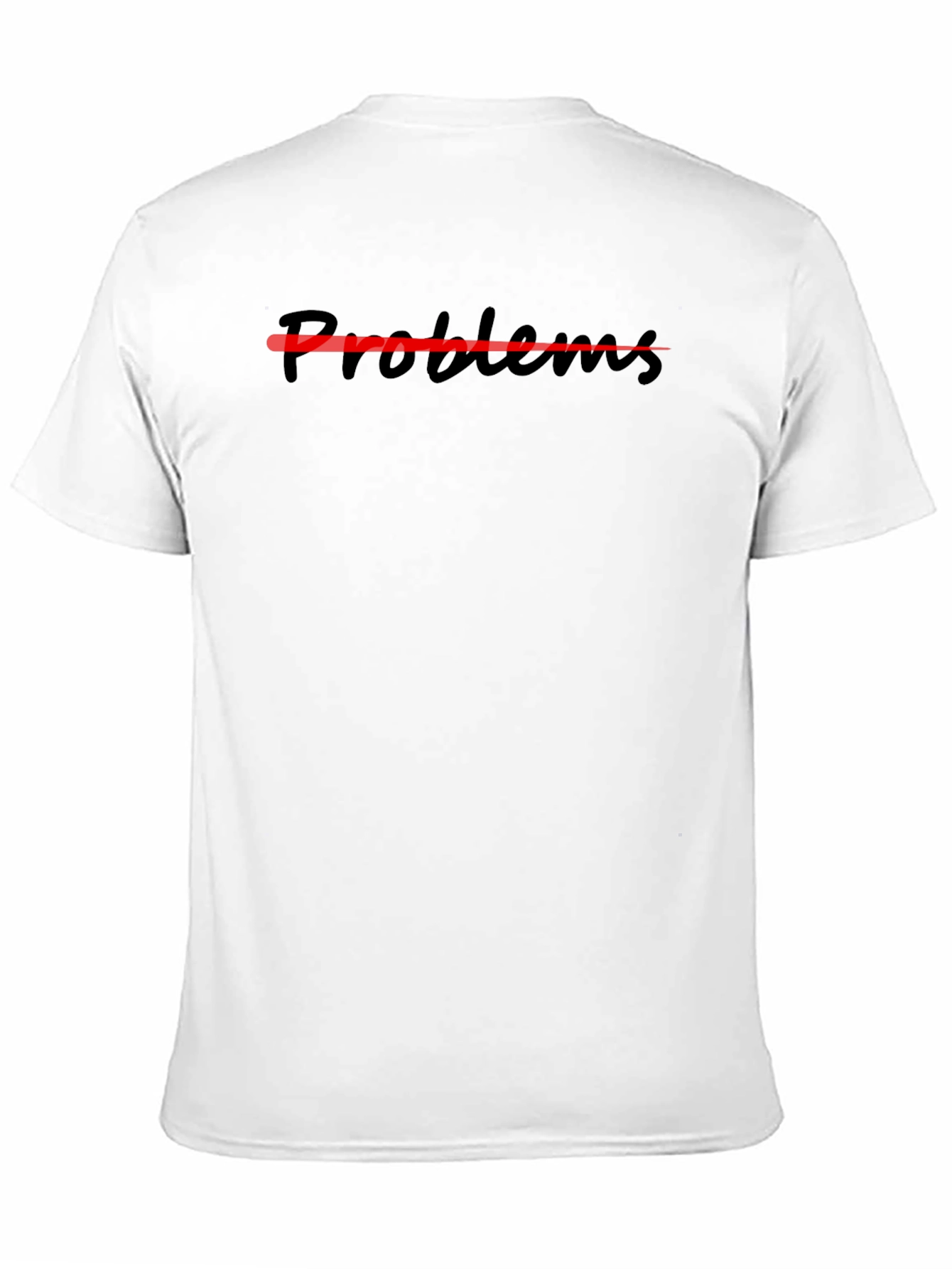 Mens No Problems Graphic Tee - Black