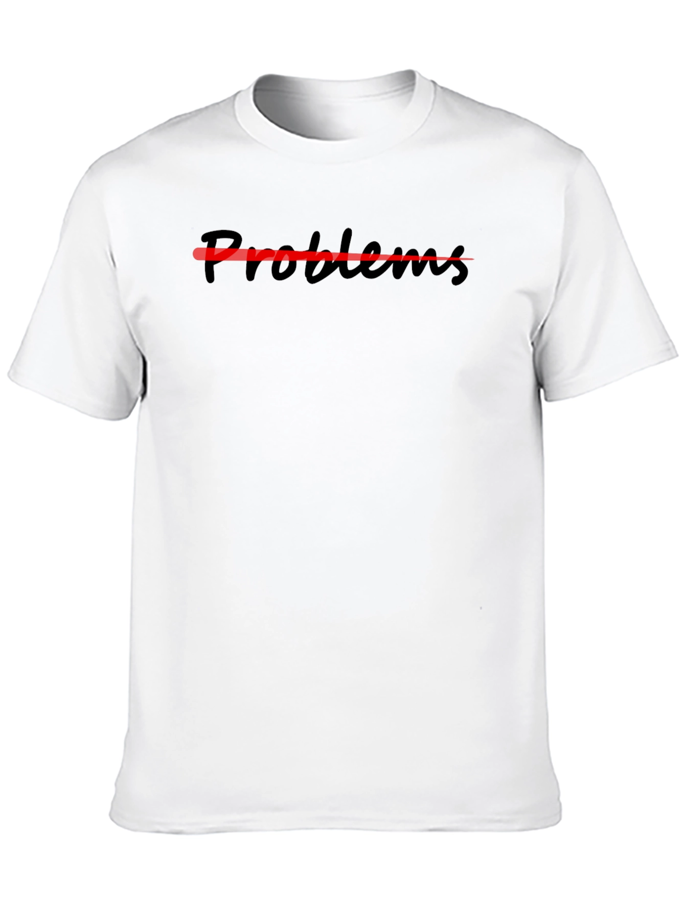 Mens No Problems Graphic Tee - Black