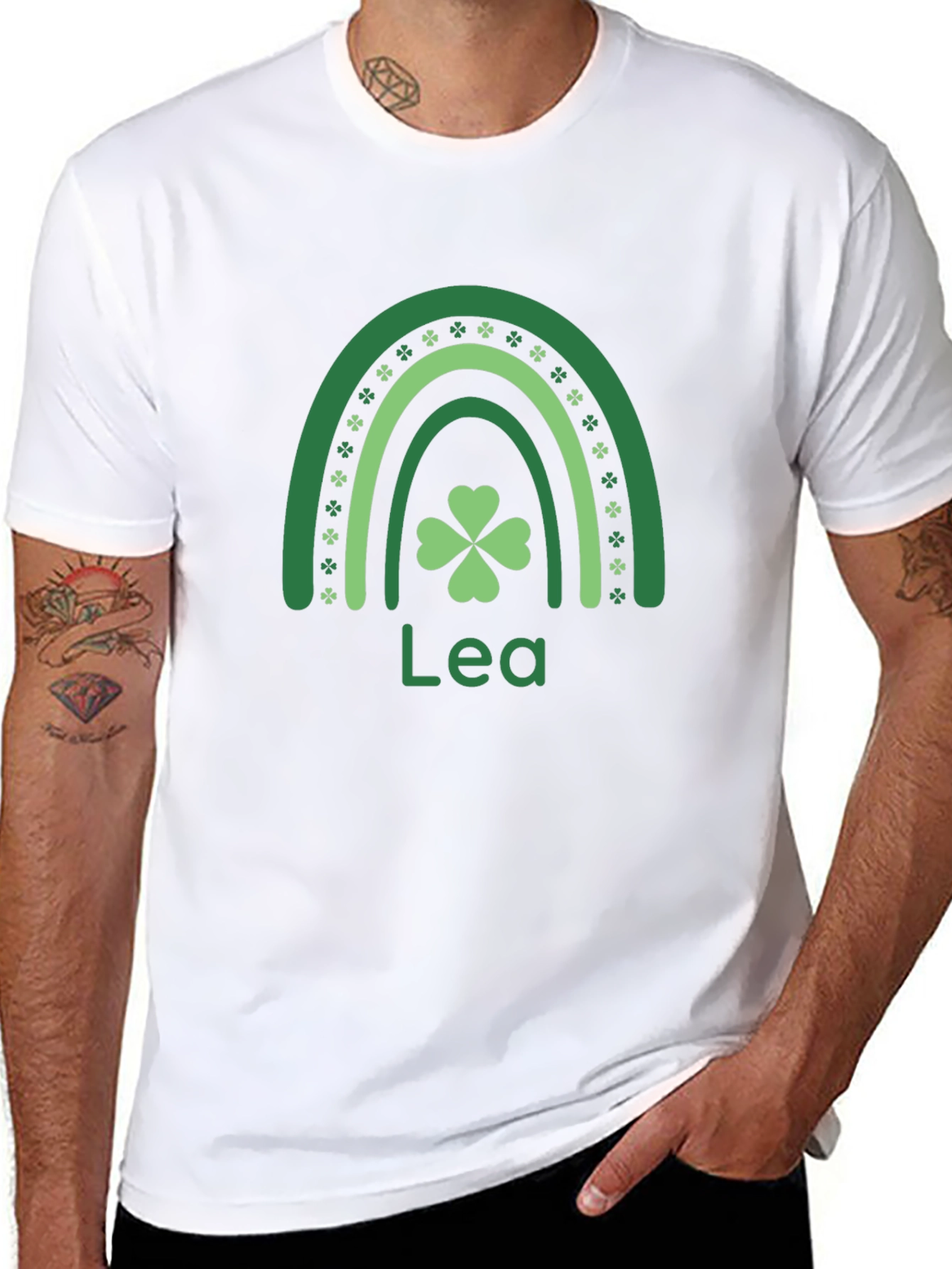 St. Patricks Day Rainbow Lea T-Shirt