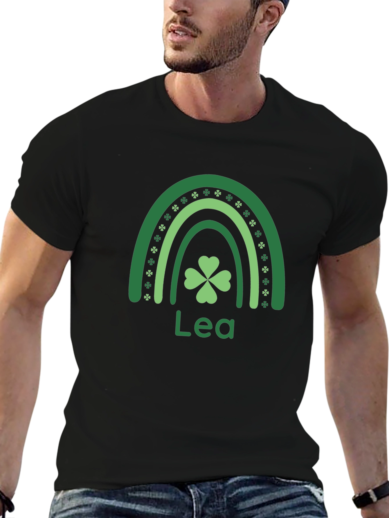 St. Patricks Day Rainbow Lea T-Shirt