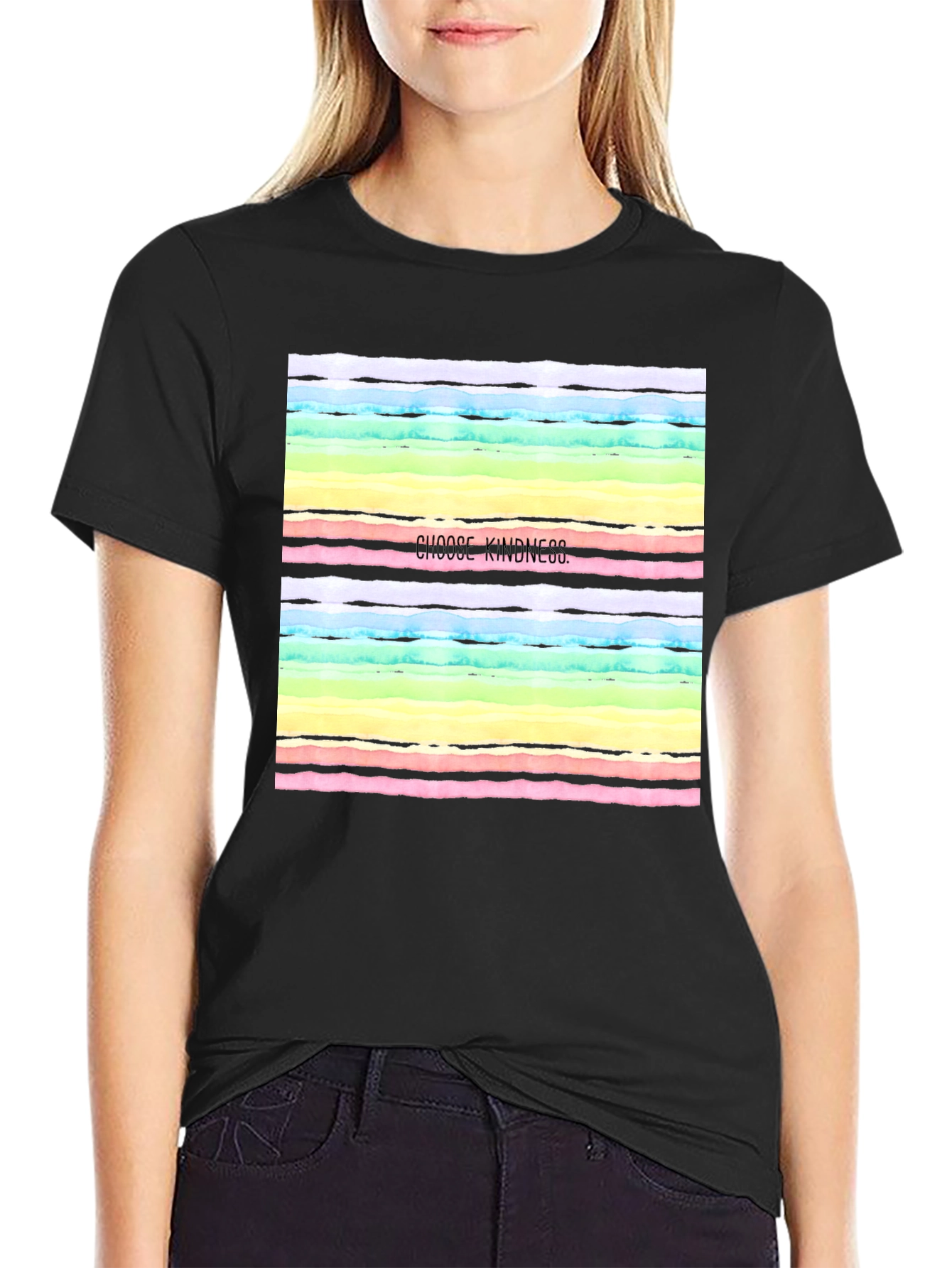 Choose Kindness Striped Tee