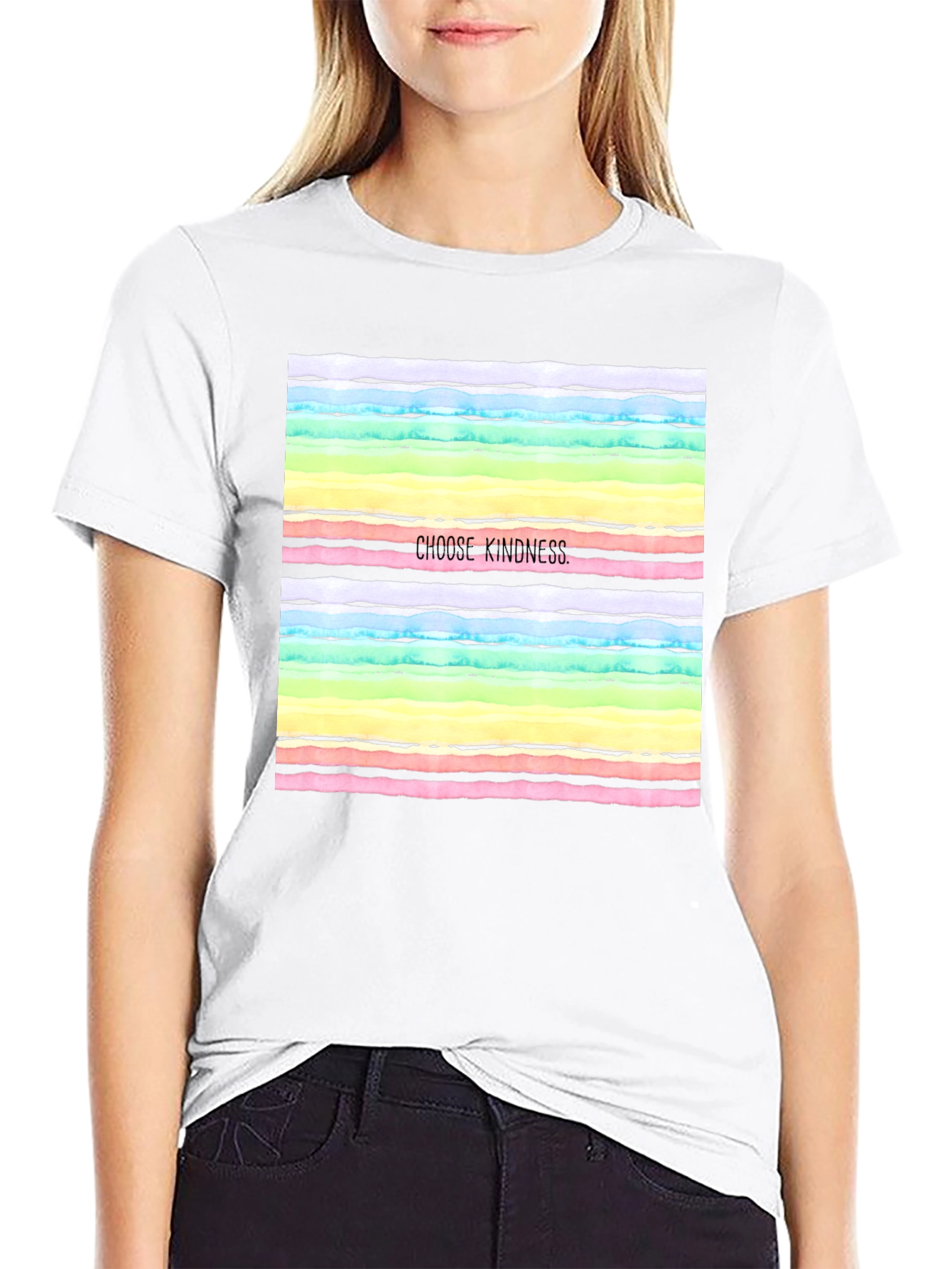 Choose Kindness Striped Tee