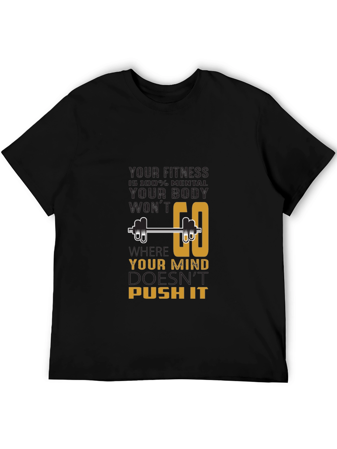 Fitness Motivation T-Shirt - Mind Over Body
