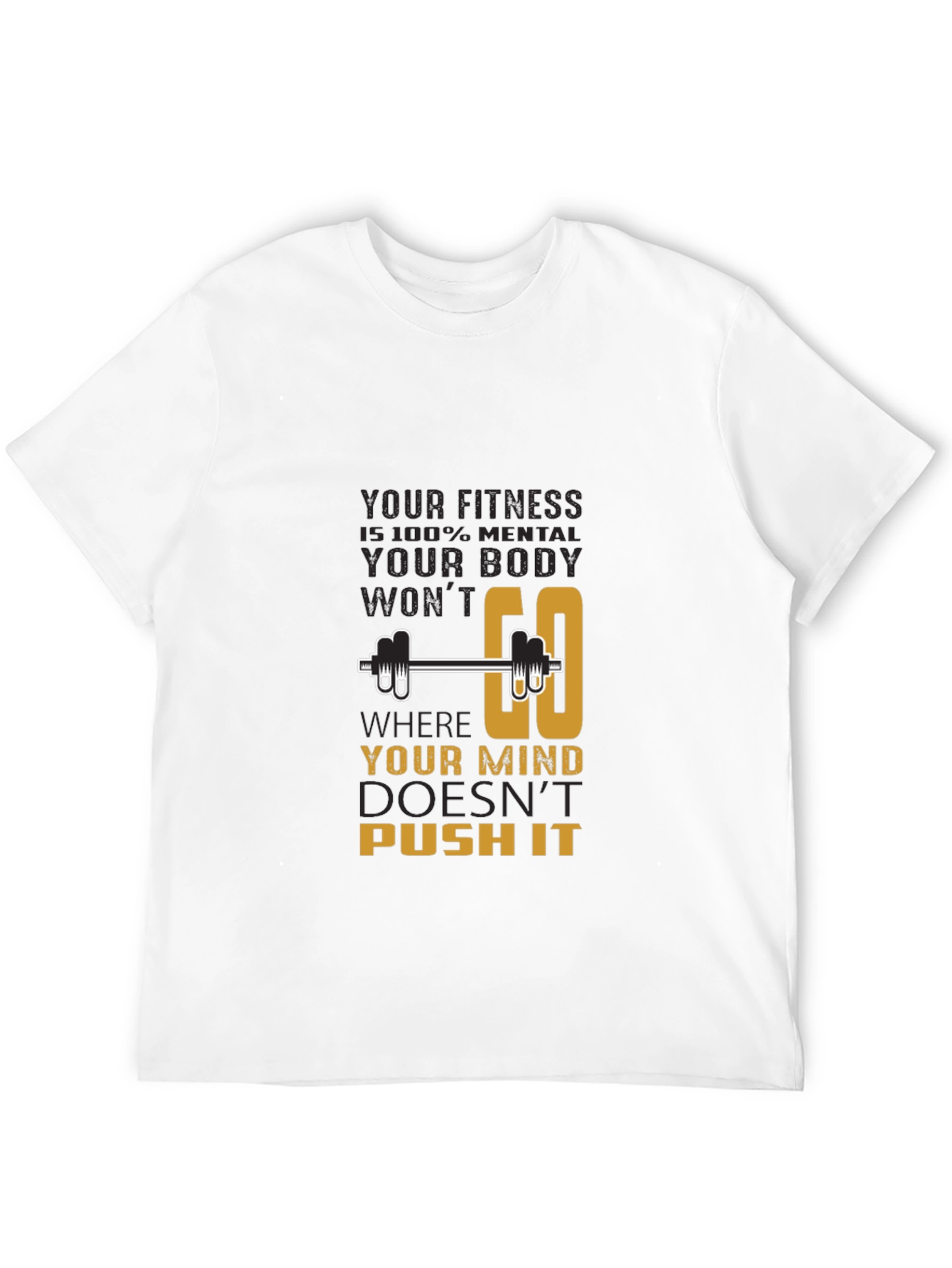 Fitness Motivation T-Shirt - Mind Over Body