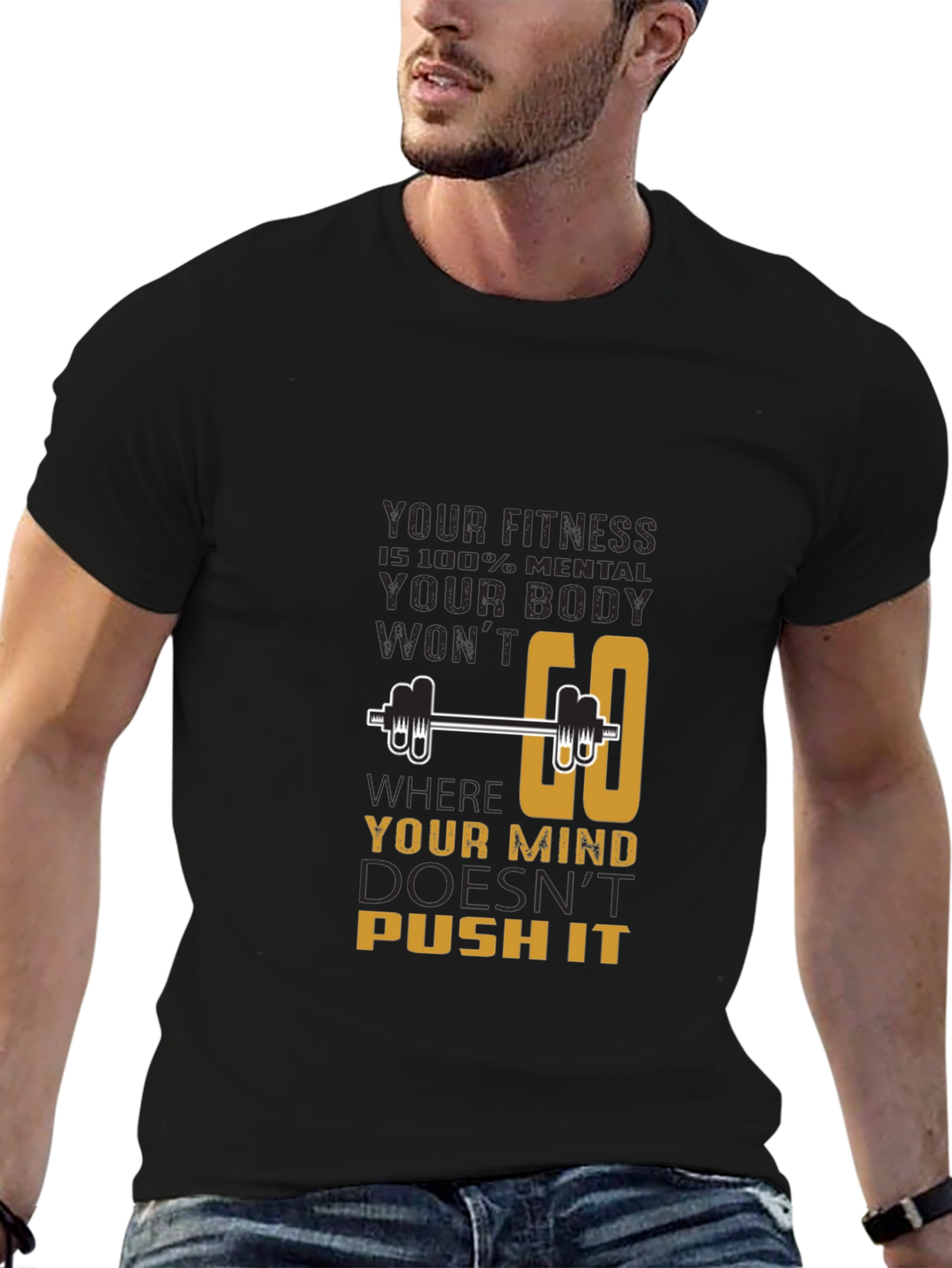 Fitness Motivation T-Shirt - Mind Over Body