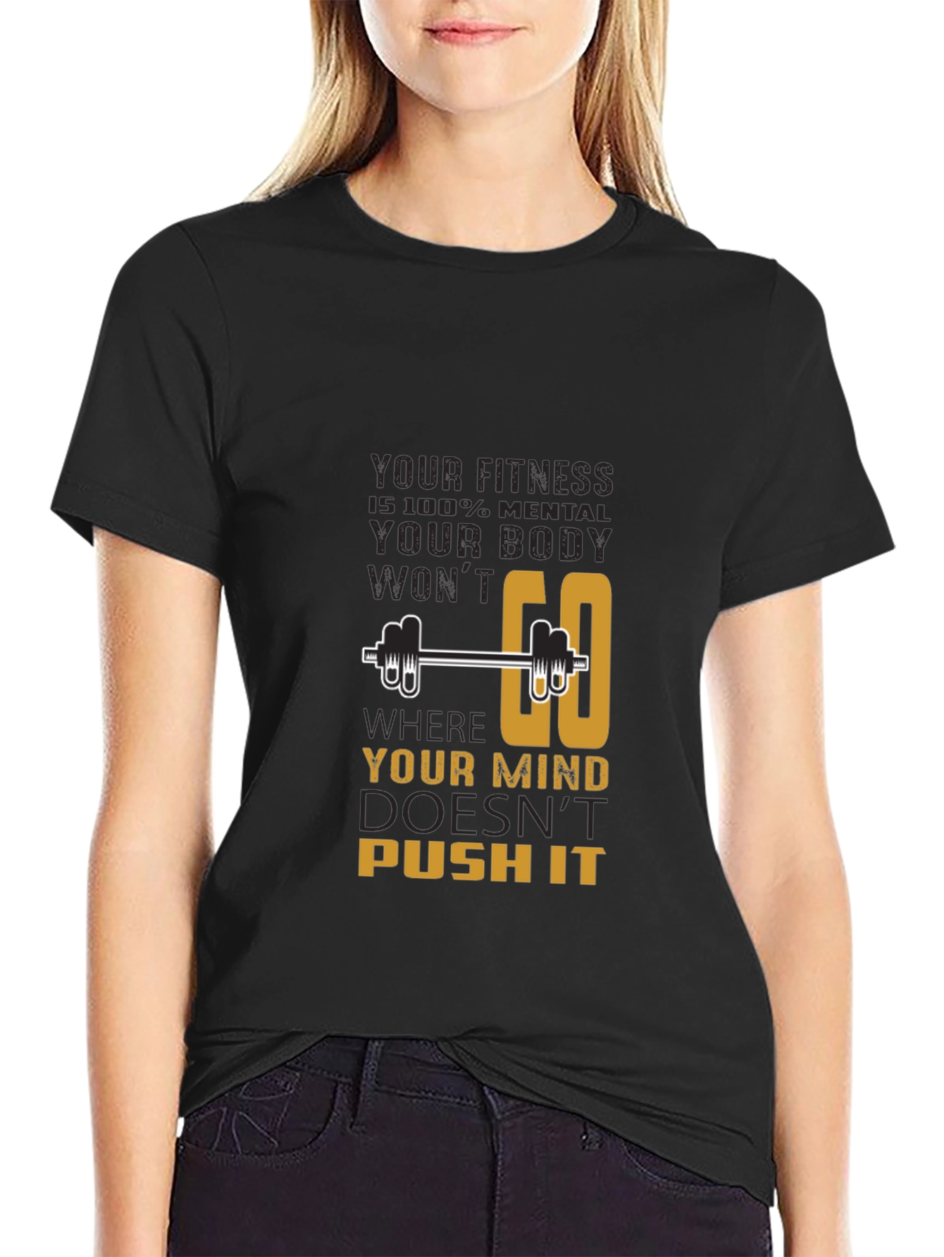 Fitness Motivation T-Shirt - Mind Over Body