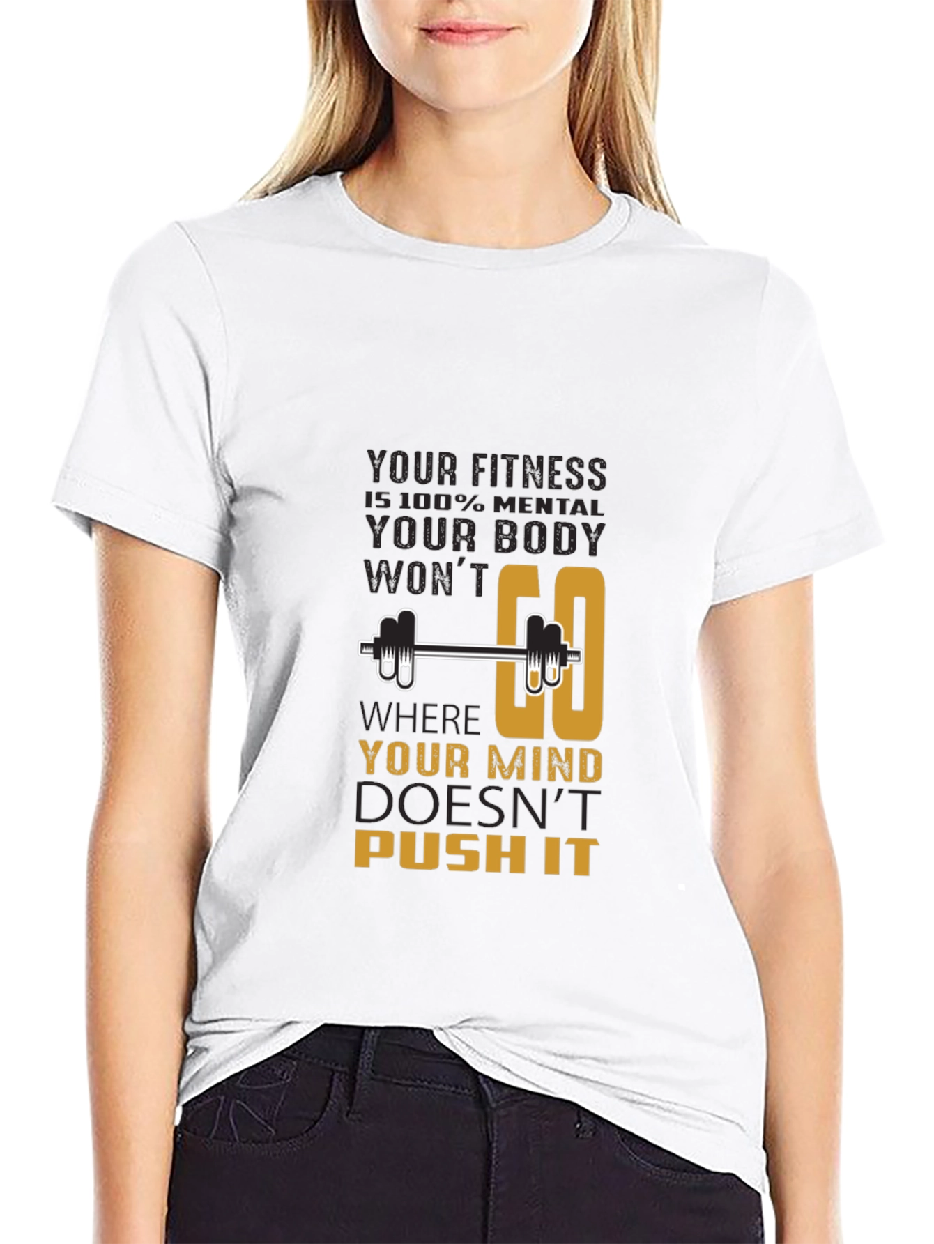 Fitness Motivation T-Shirt - Mind Over Body