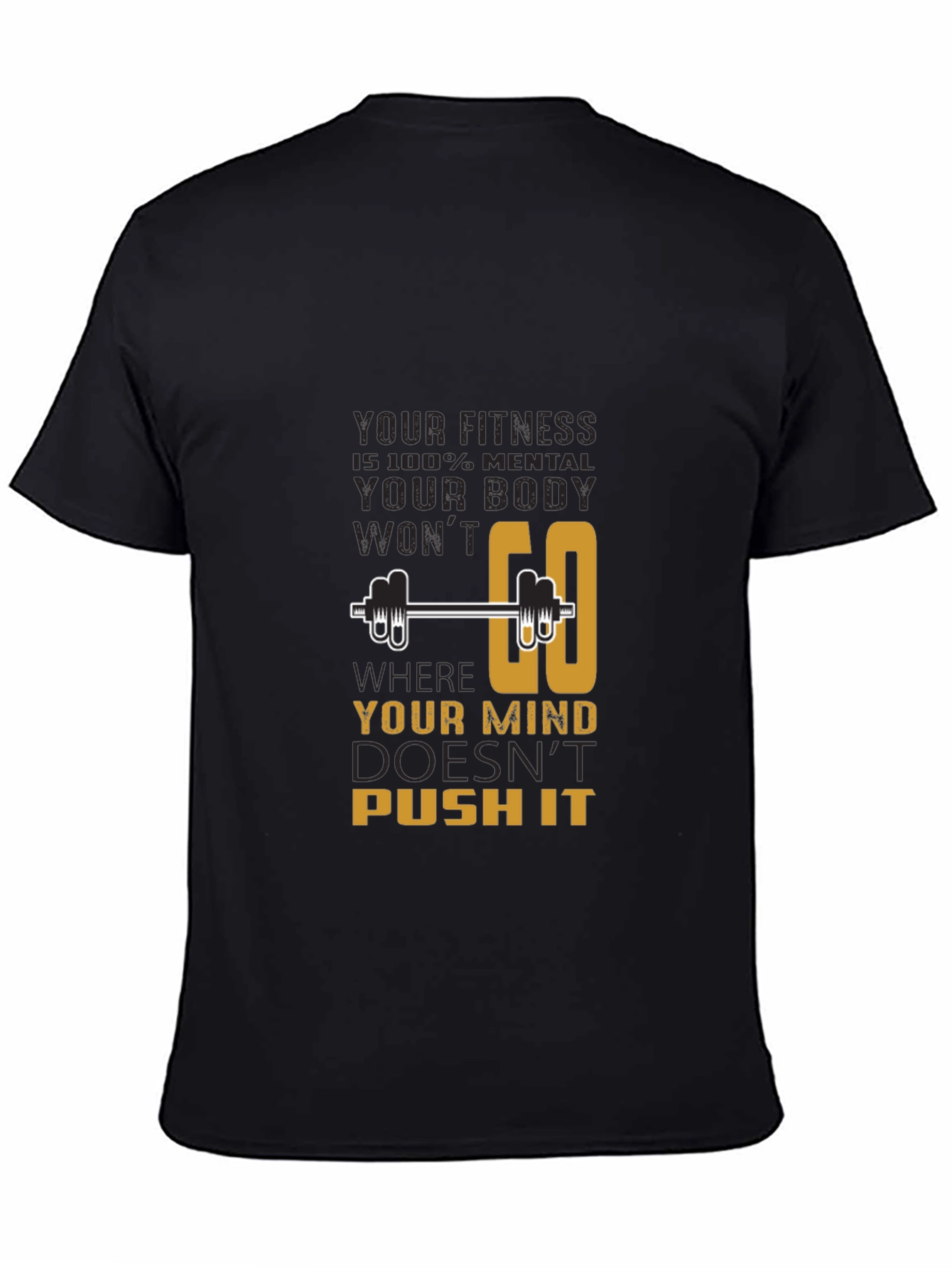 Fitness Motivation T-Shirt - Mind Over Body