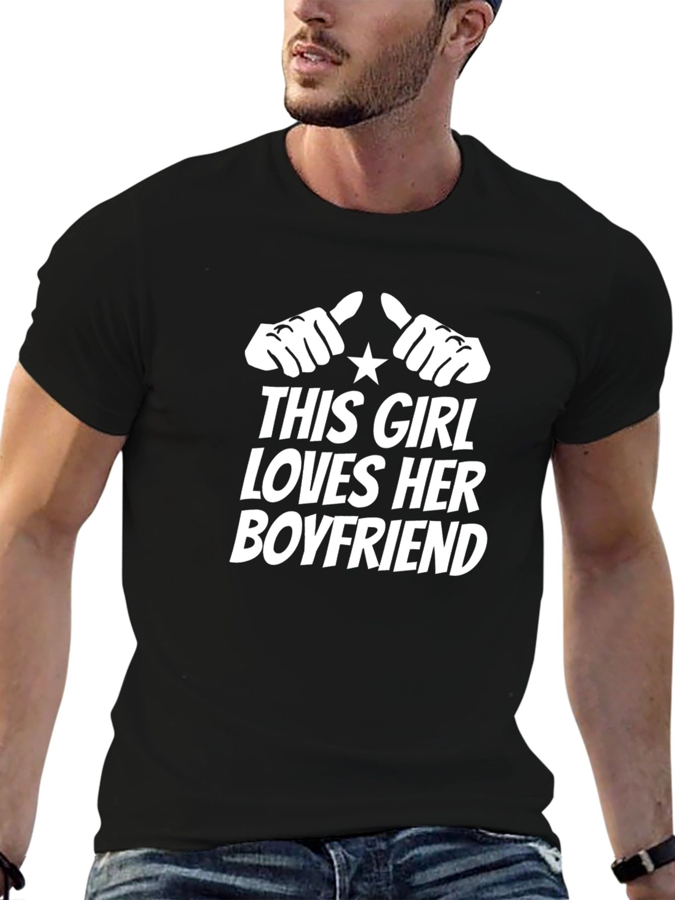 This Girl Loves Her Boyfriend Graphic Tee