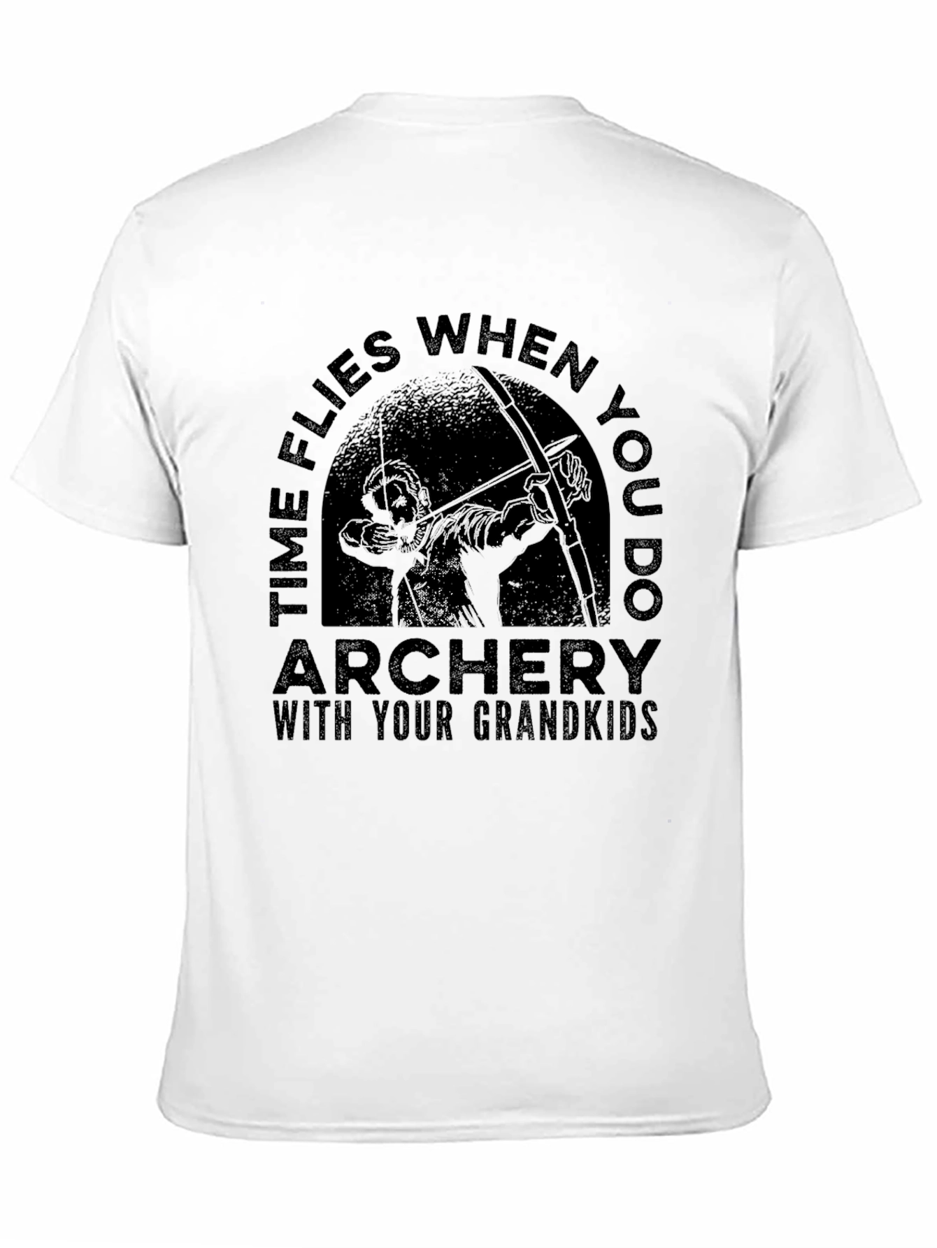 Archery Grandkids T-Shirt - Time Flies Graphic Tee
