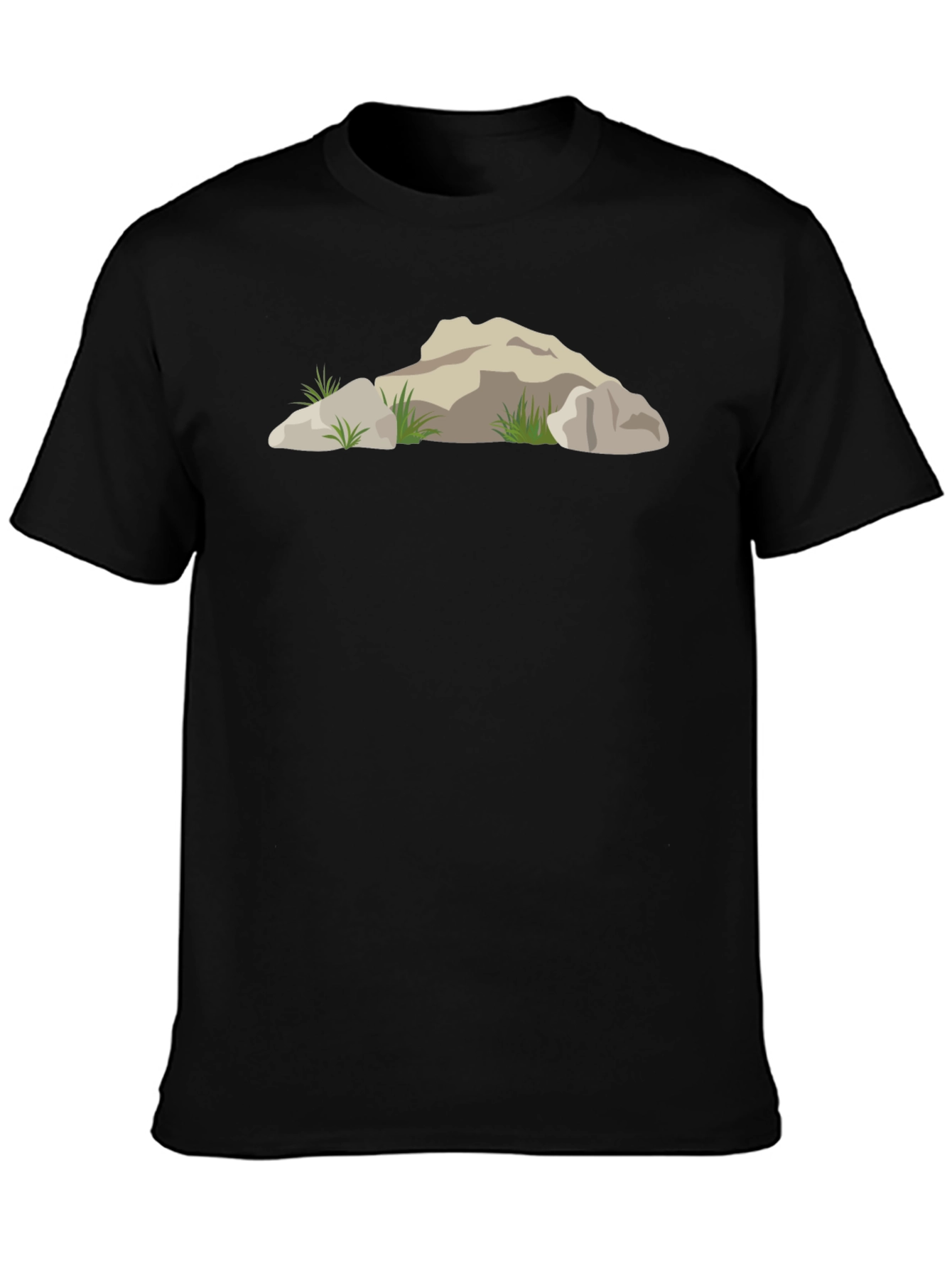 Nature Rock Graphic T-Shirt - Modern Design