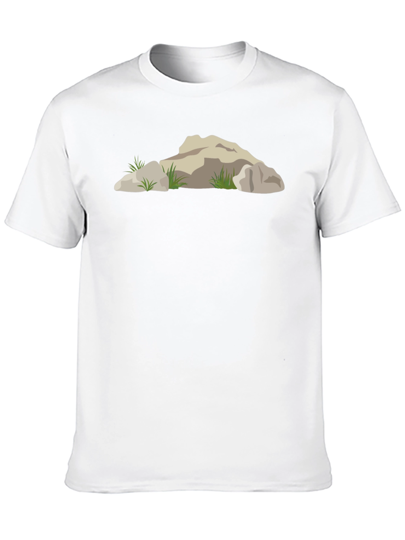 Nature Rock Graphic T-Shirt - Modern Design