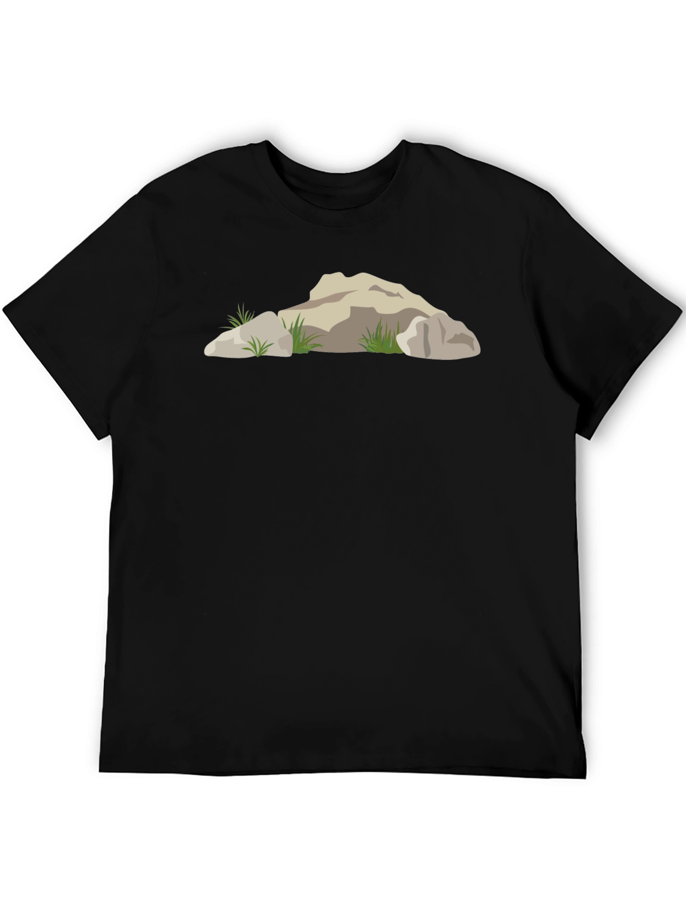 Nature Rock Graphic T-Shirt - Modern Design