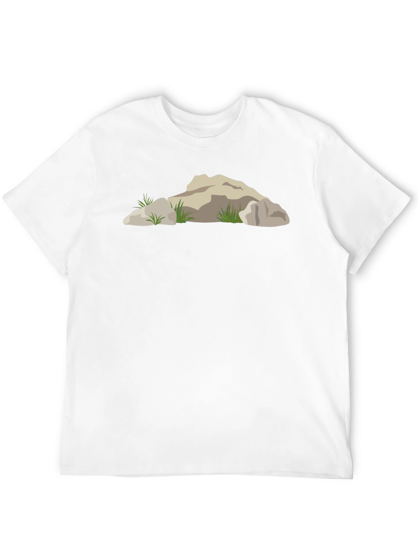 Nature Rock Graphic T-Shirt - Modern Design