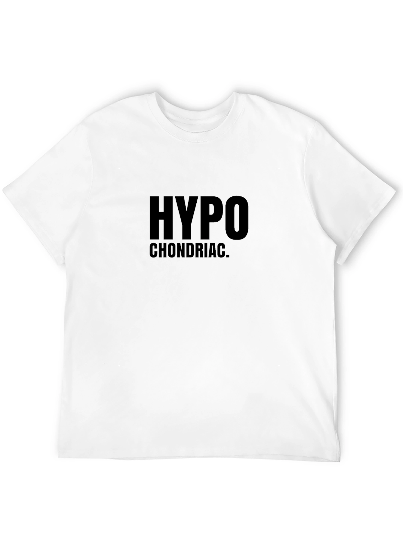 Hypochondriac Black Graphic Tee - Soft Cotton Comfort