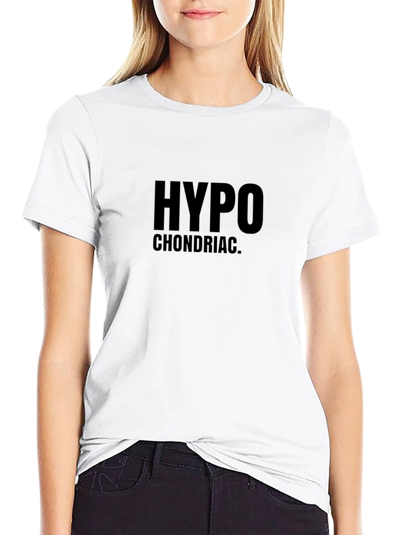 Hypochondriac Black Graphic Tee - Soft Cotton Comfort