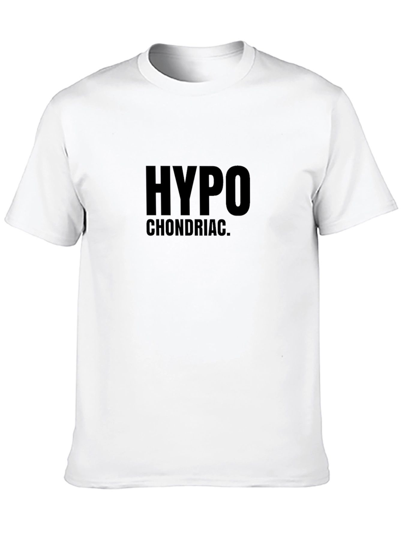 Hypochondriac Black Graphic Tee - Soft Cotton Comfort