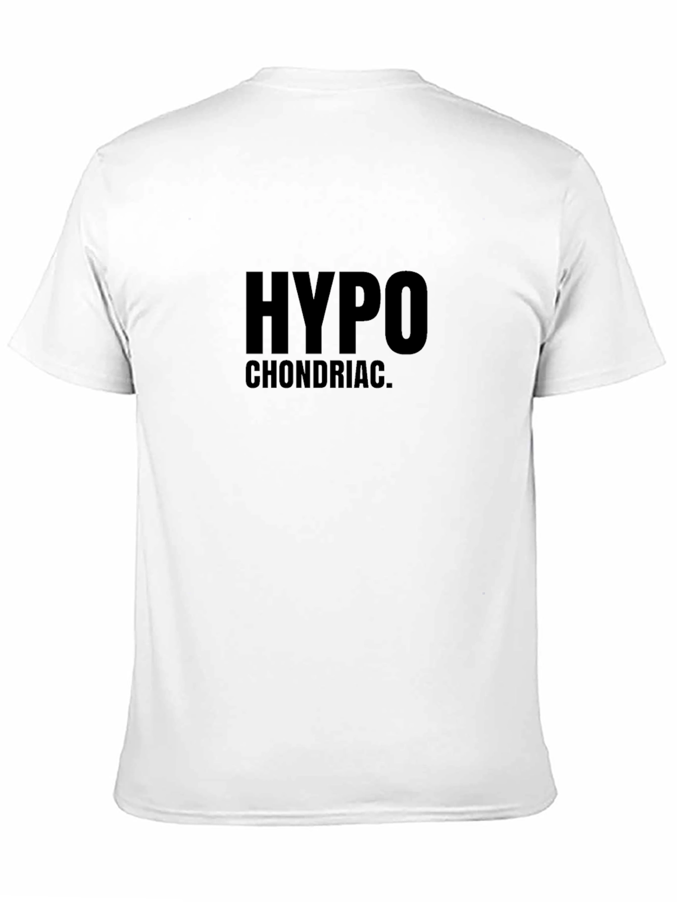 Hypochondriac Black Graphic Tee - Soft Cotton Comfort