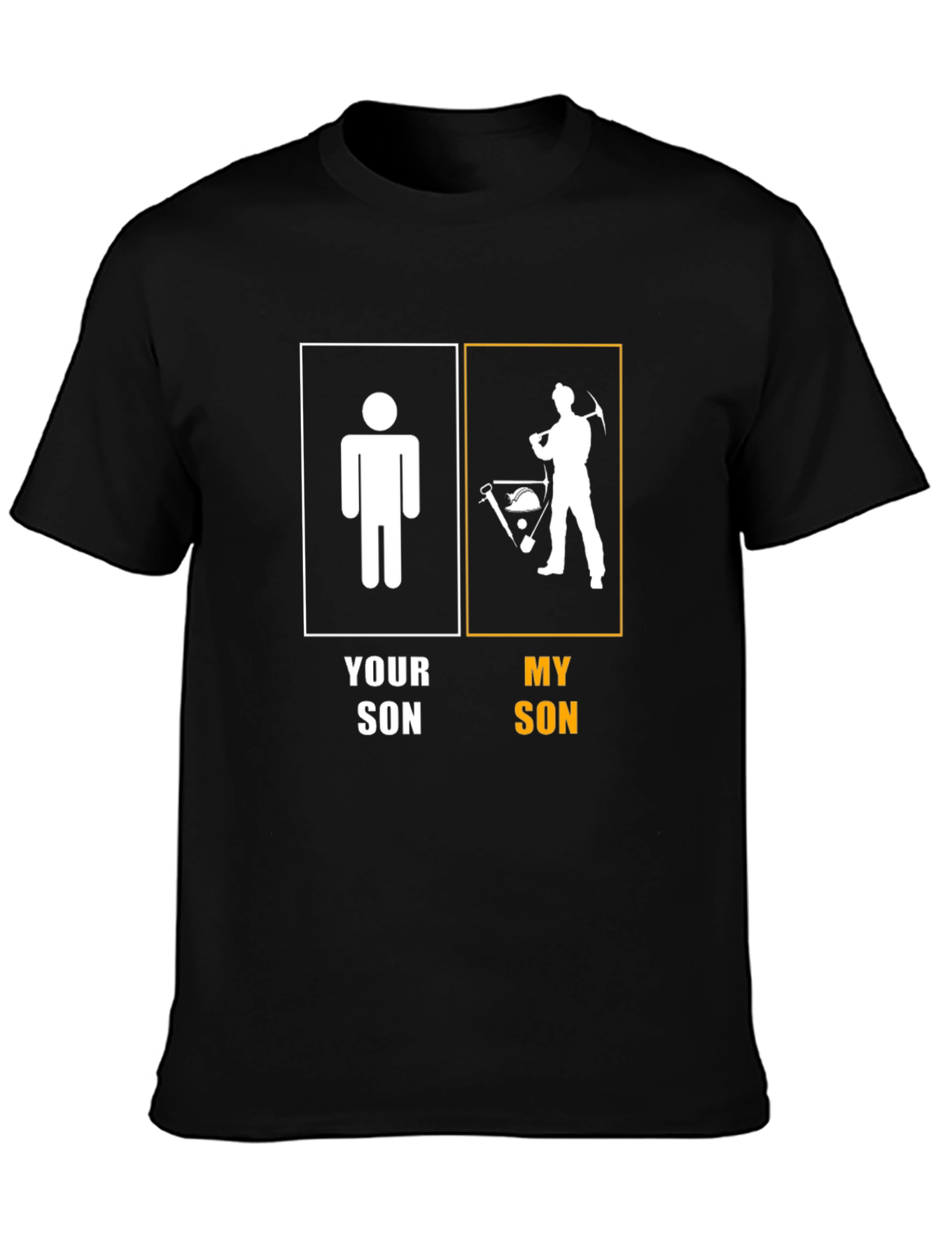 My Son Miner Graphic Tee - Novelty T-Shirt