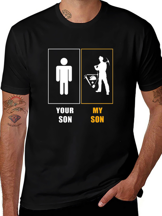 My Son Miner Graphic Tee - Novelty T-Shirt
