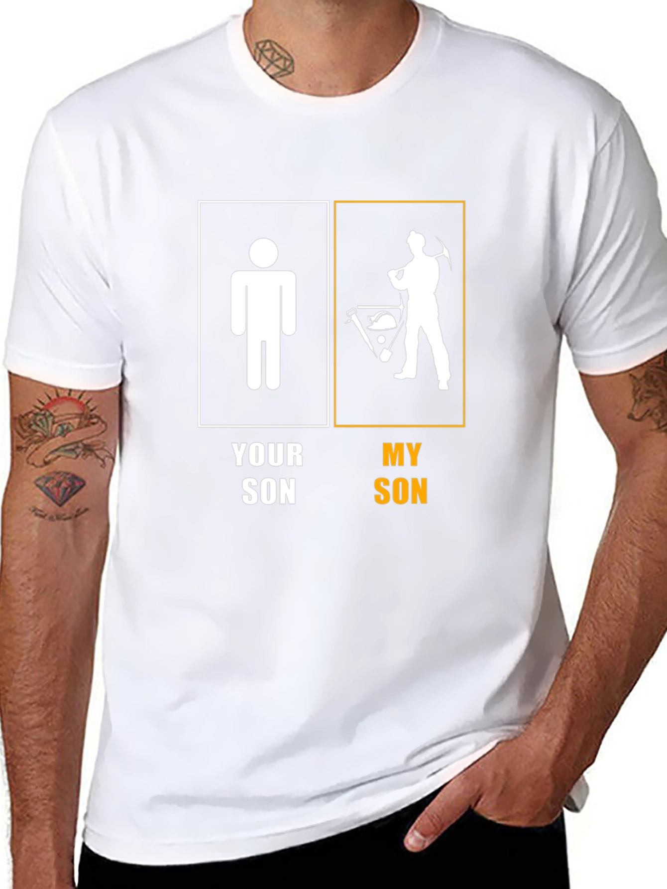 My Son Miner Graphic Tee - Novelty T-Shirt