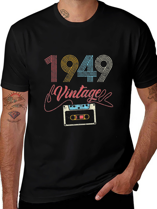Vintage 1949 Cassette Tape Graphic Tee