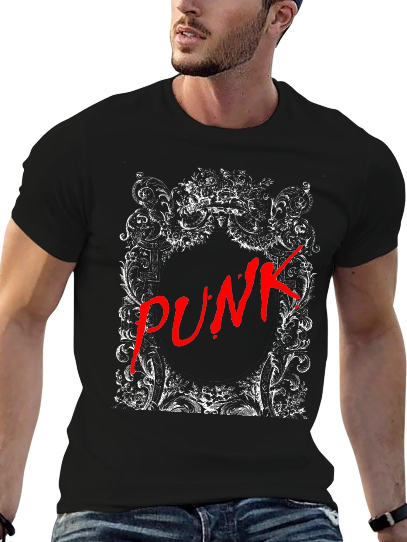 Punk Graphic T-Shirt - Black