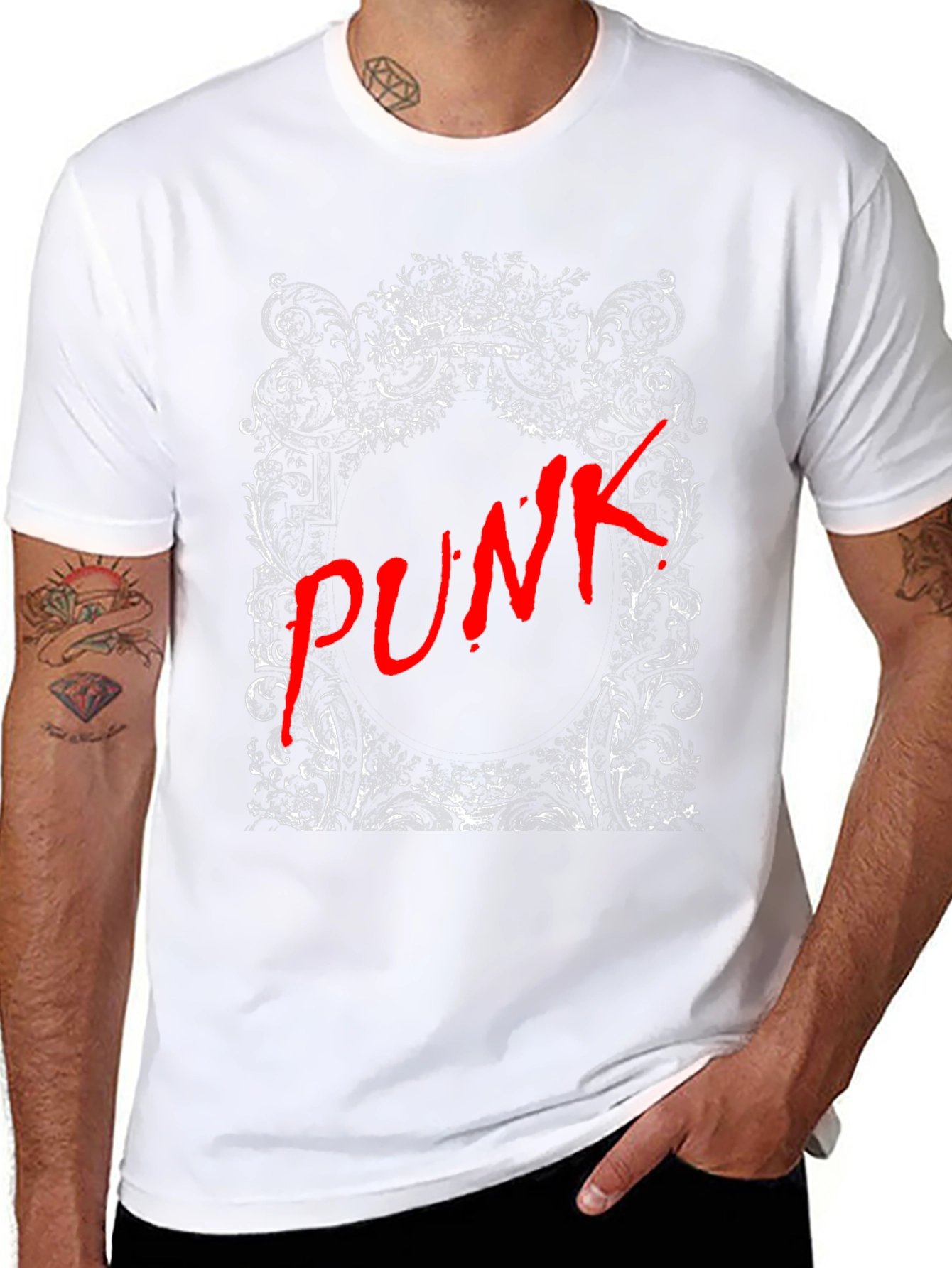Punk Graphic T-Shirt - Black