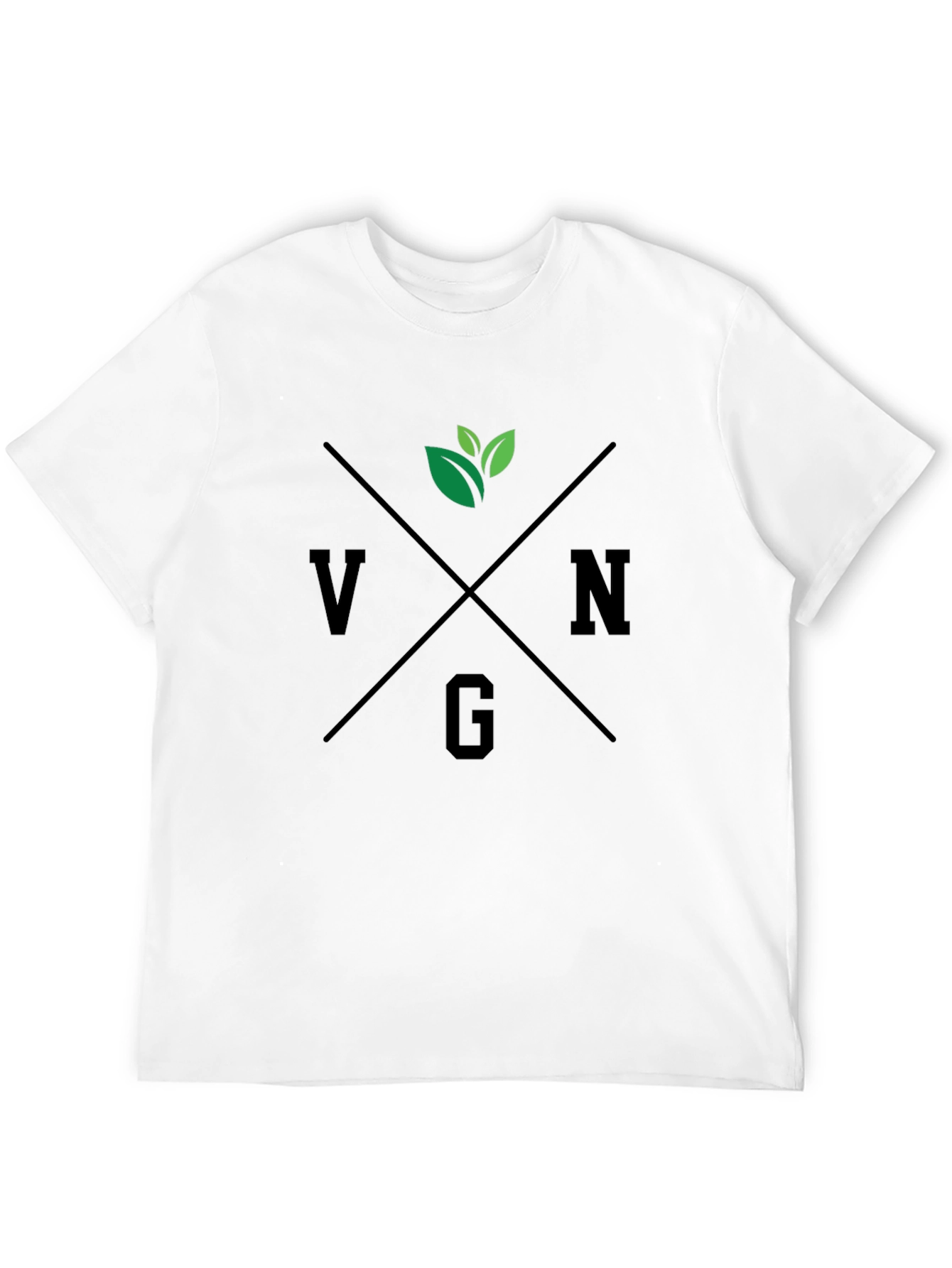 Vegan Graphic Tee - Classic Black T-Shirt