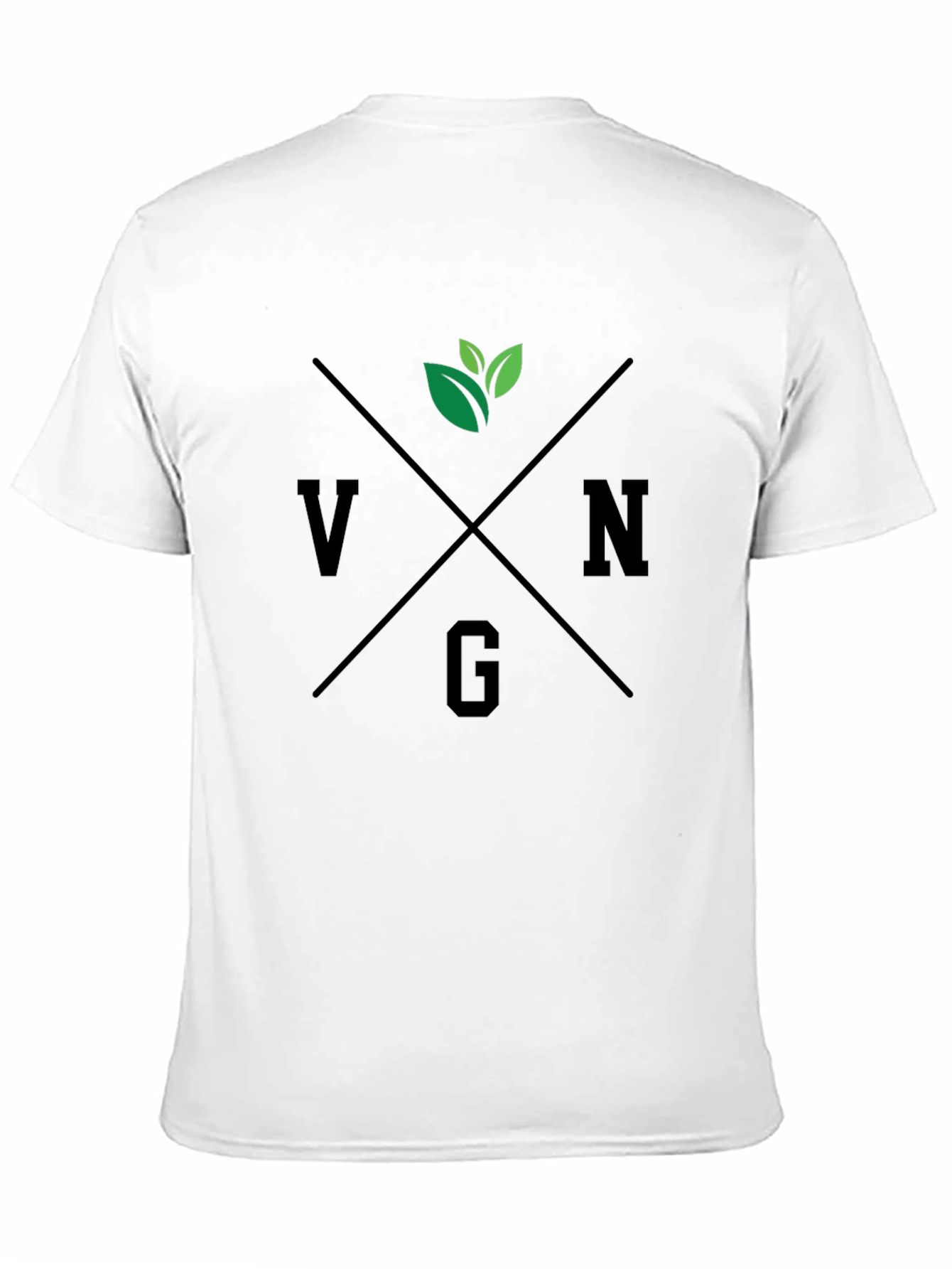 Vegan Graphic Tee - Classic Black T-Shirt