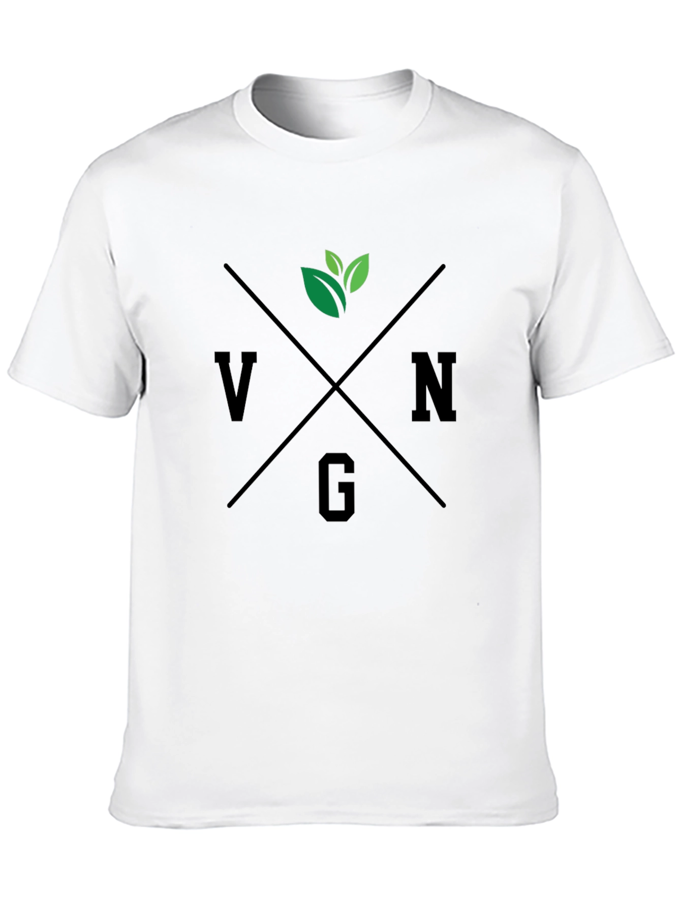 Vegan Graphic Tee - Classic Black T-Shirt