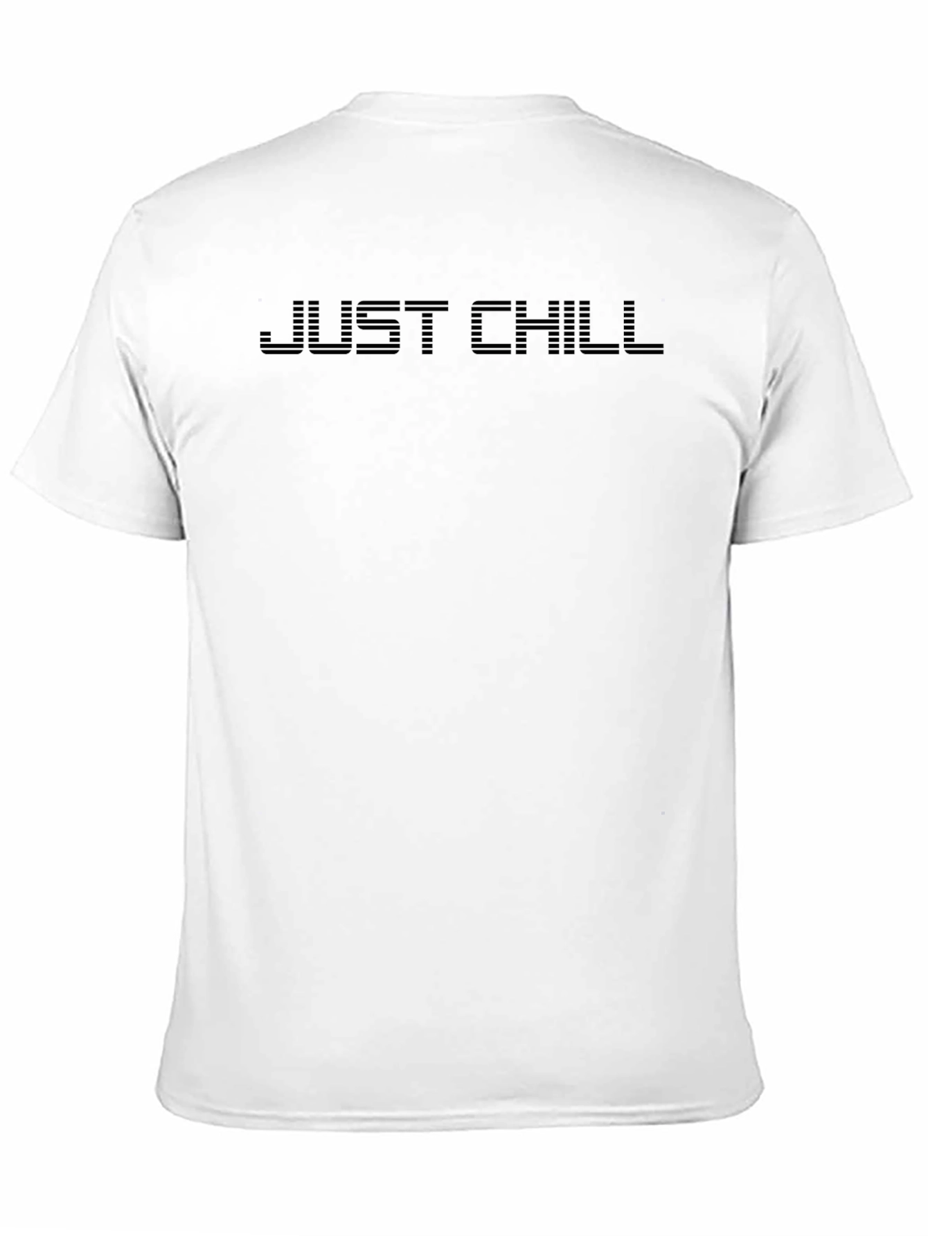 Just Chill Black Graphic T-Shirt