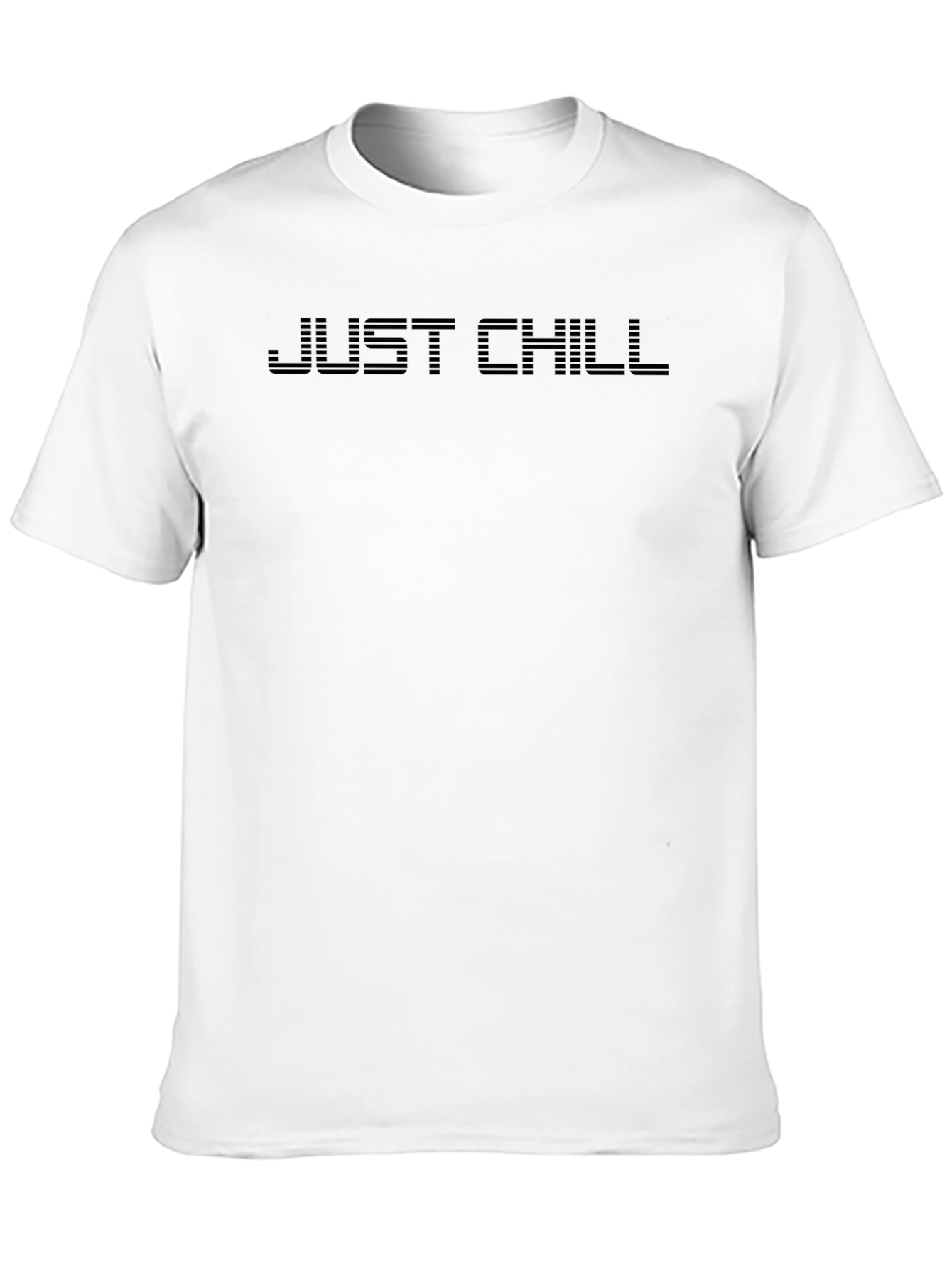 Just Chill Black Graphic T-Shirt
