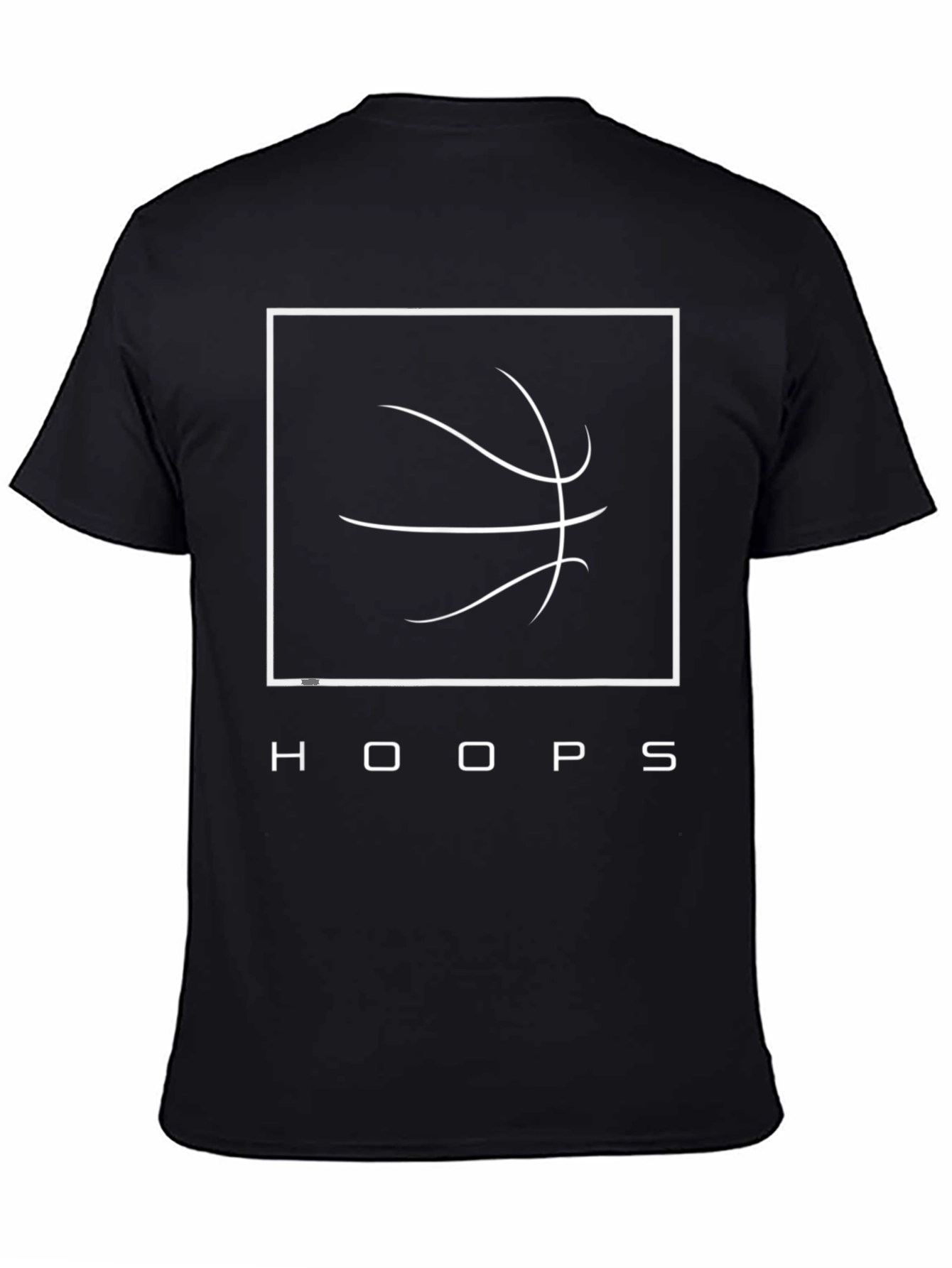 Hoops Graphic Tee - Black Basketball T-Shirt