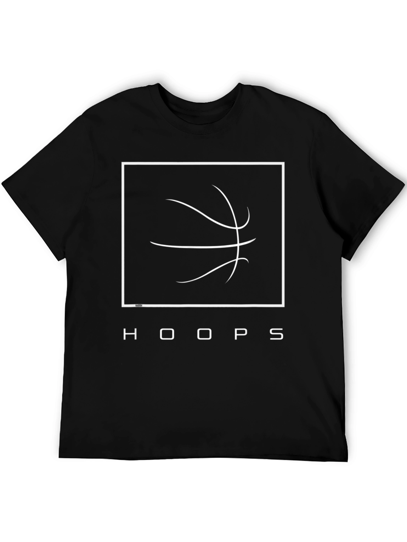Hoops Graphic Tee - Black Basketball T-Shirt