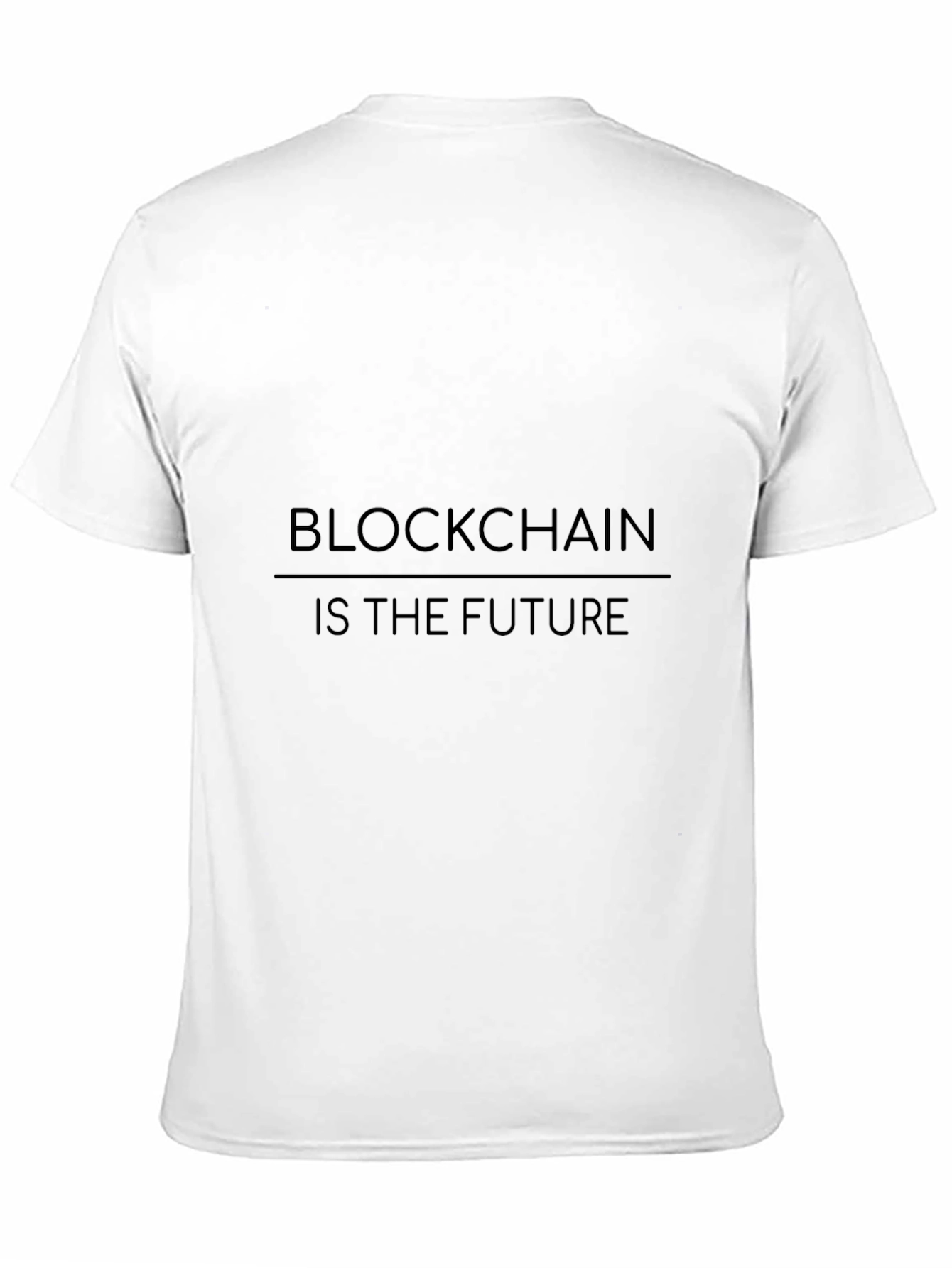 Blockchain is the Future Black T-Shirt
