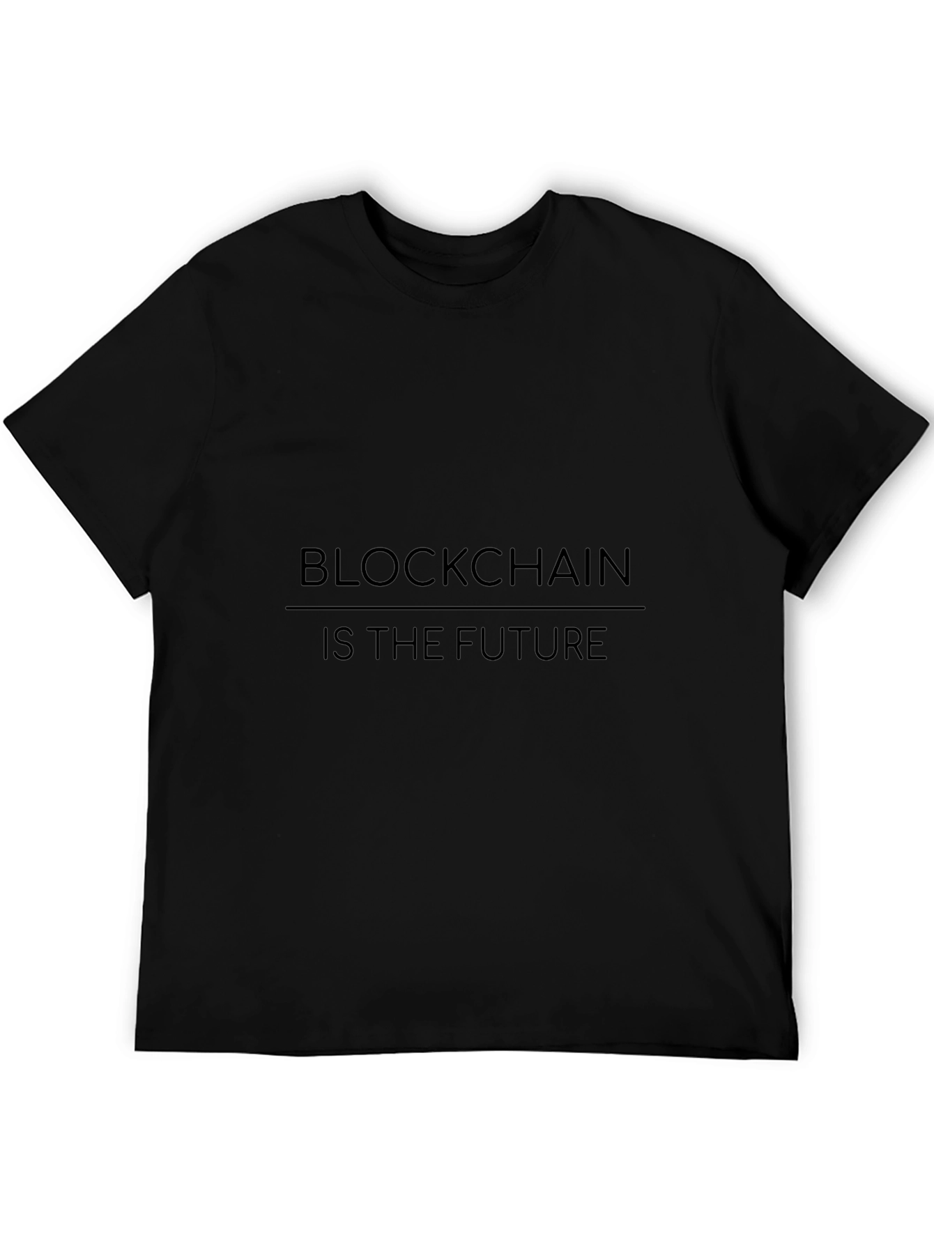 Blockchain is the Future Black T-Shirt