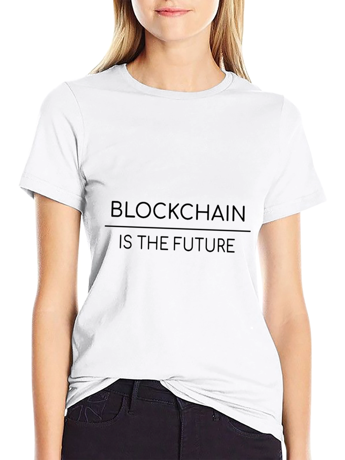Blockchain is the Future Black T-Shirt
