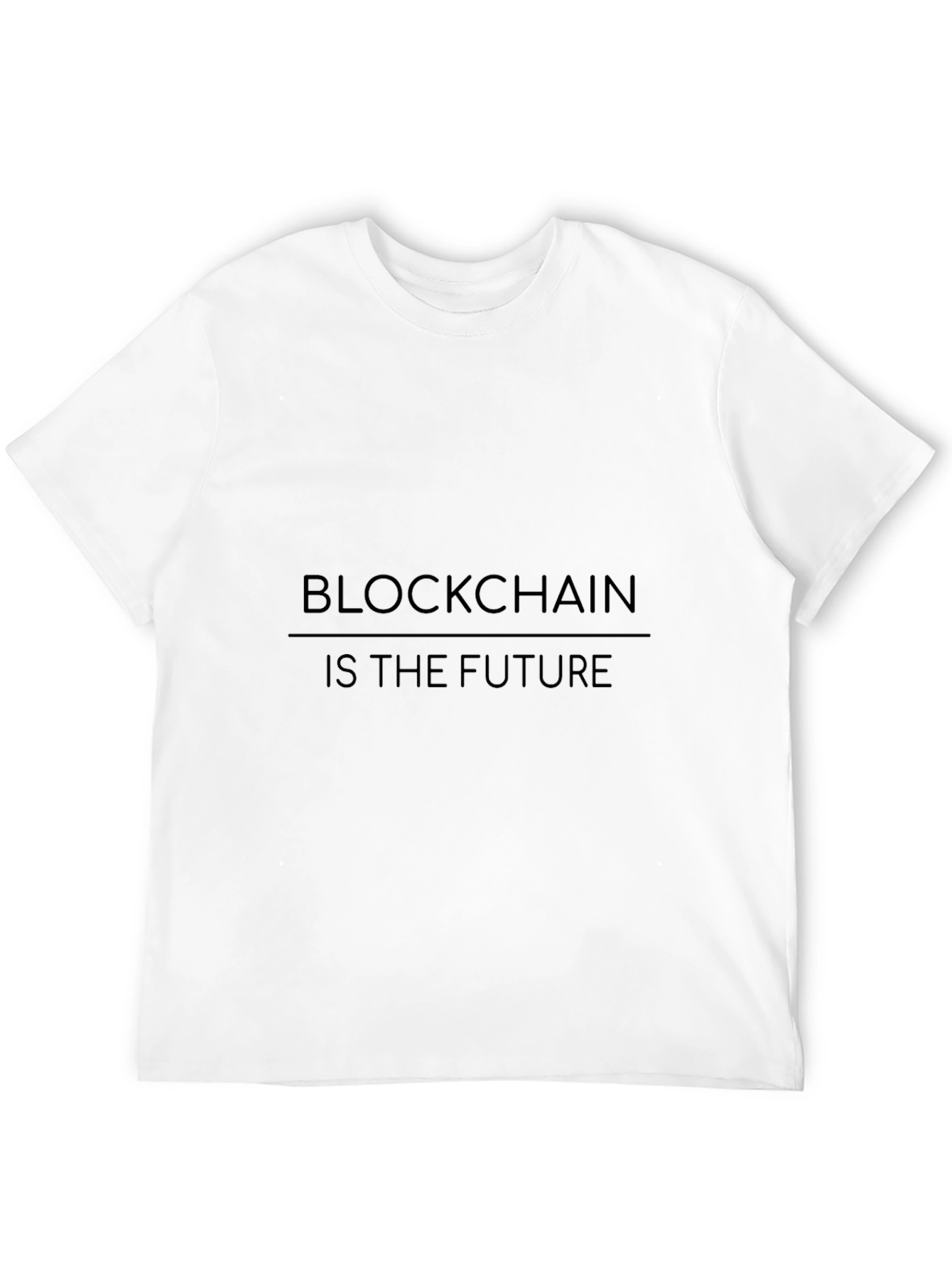 Blockchain is the Future Black T-Shirt