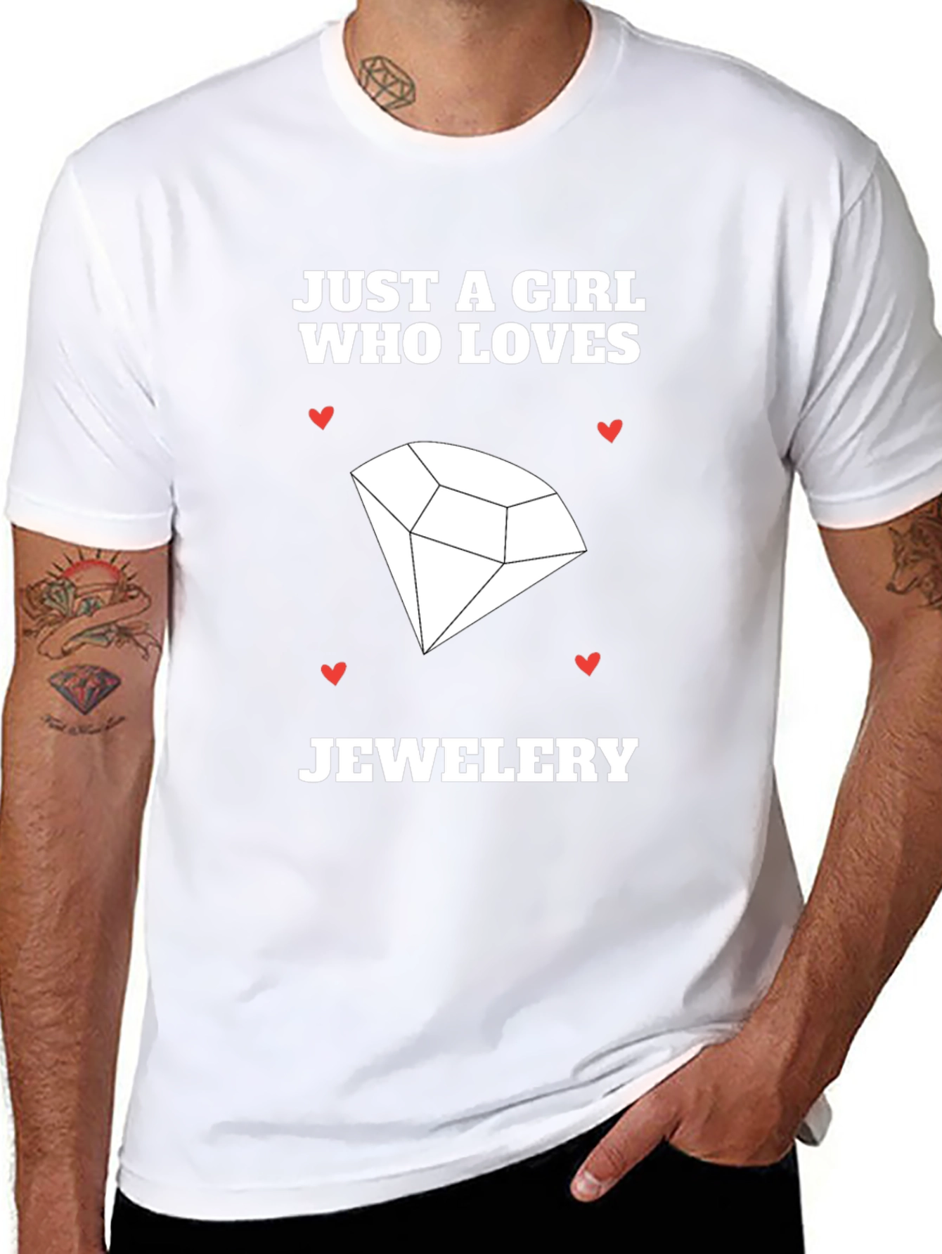 Girl Who Loves Jewelry T-Shirt