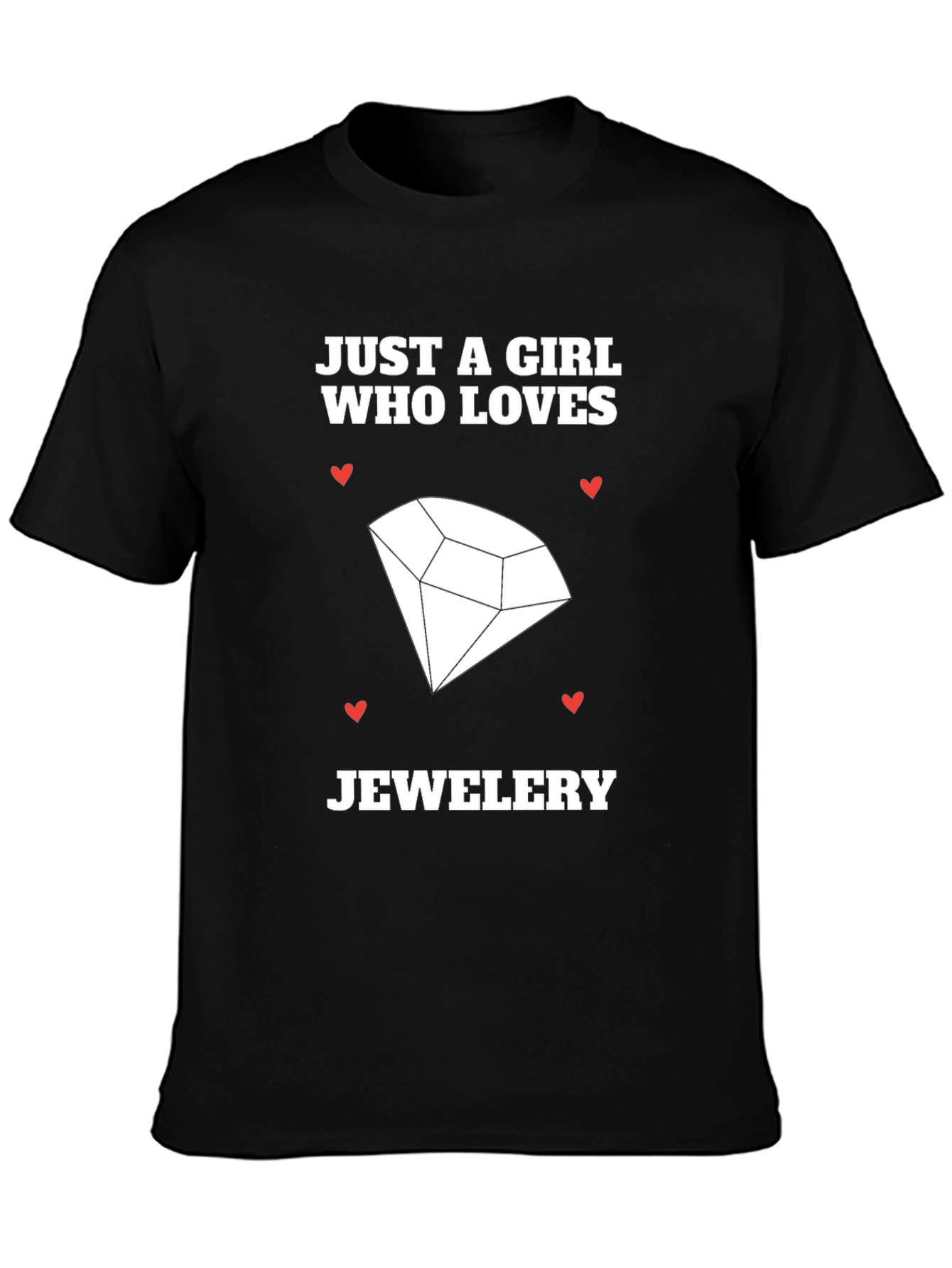 Girl Who Loves Jewelry T-Shirt