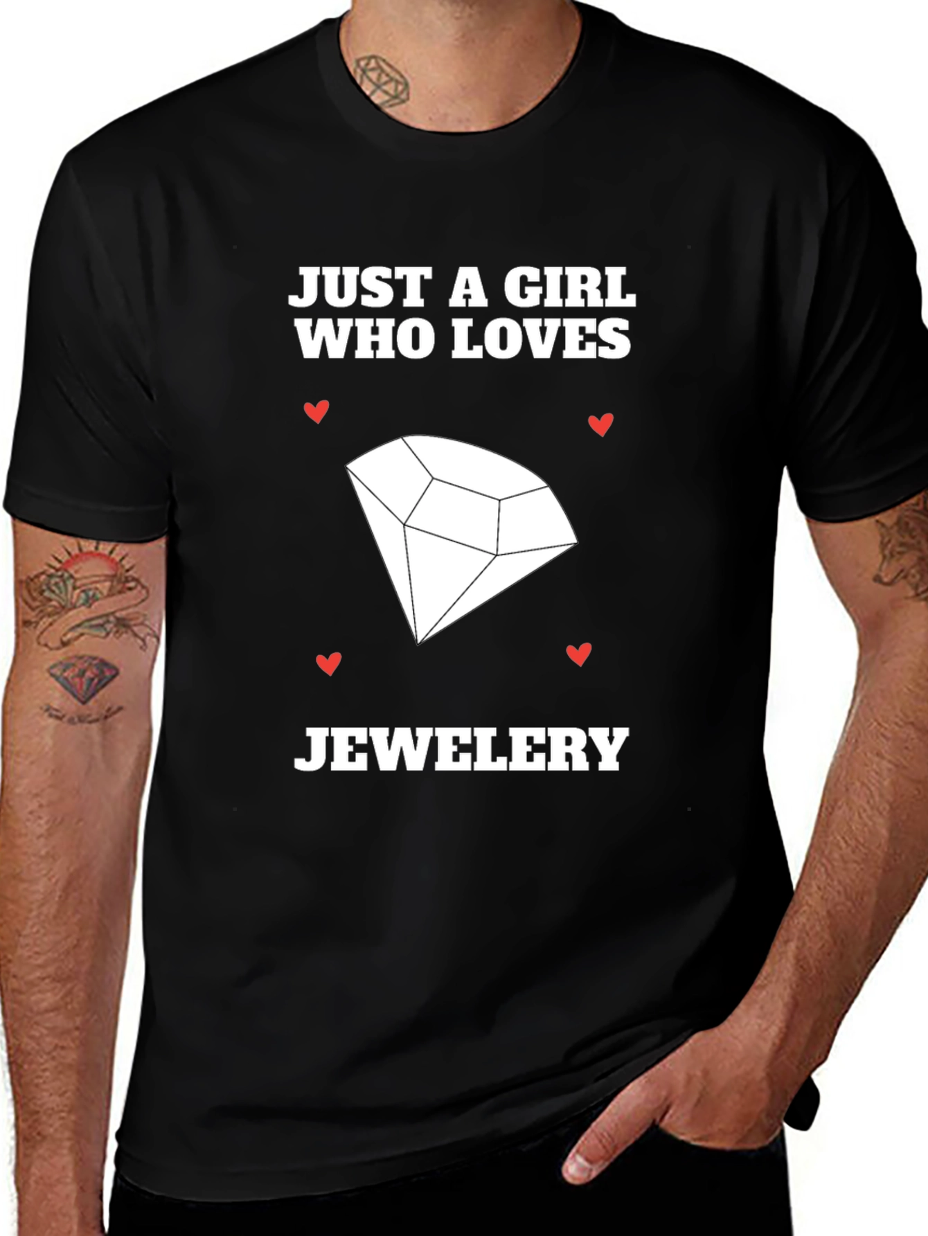 Girl Who Loves Jewelry T-Shirt