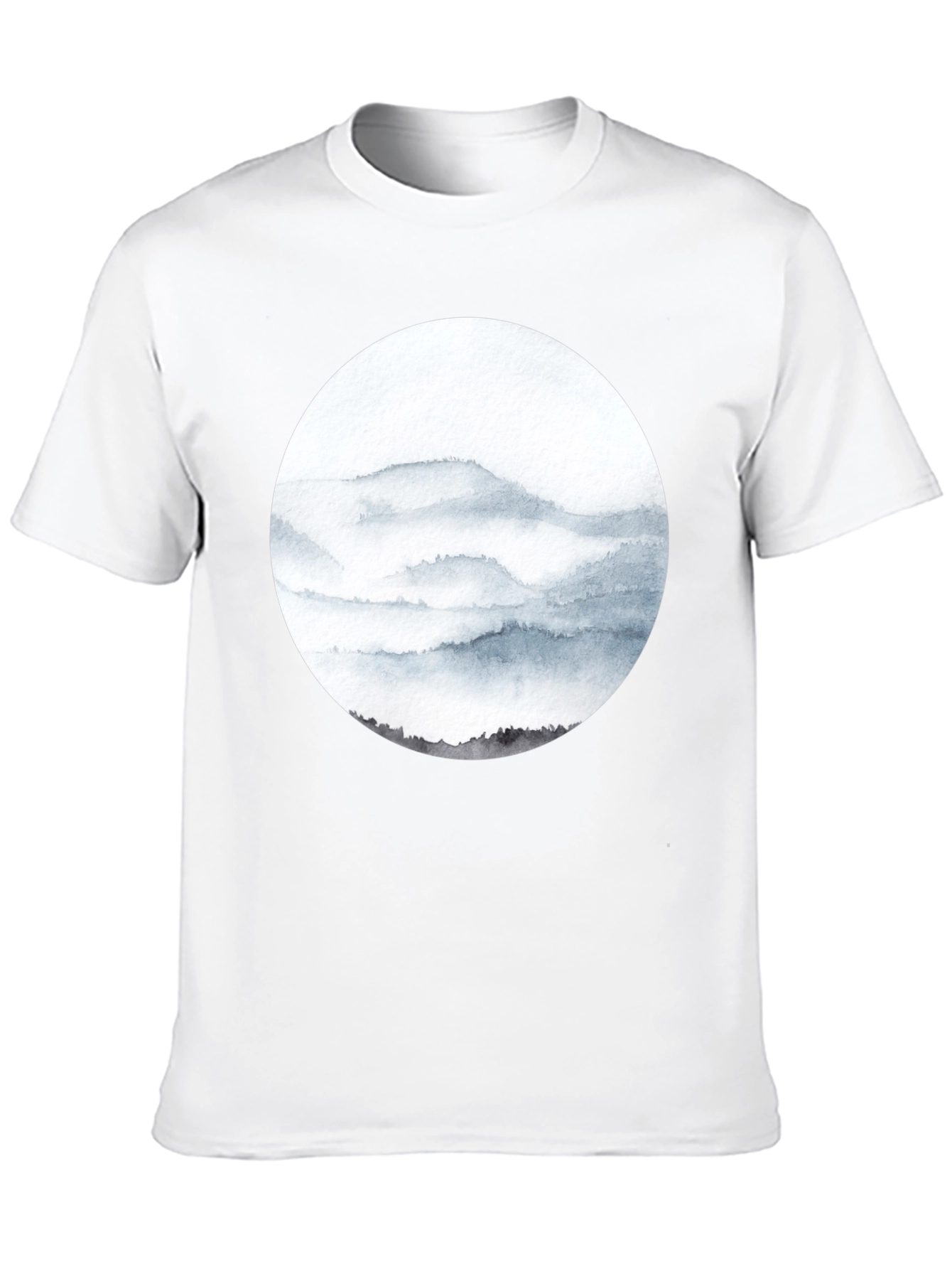 Abstract Mountain Watercolor T-Shirt