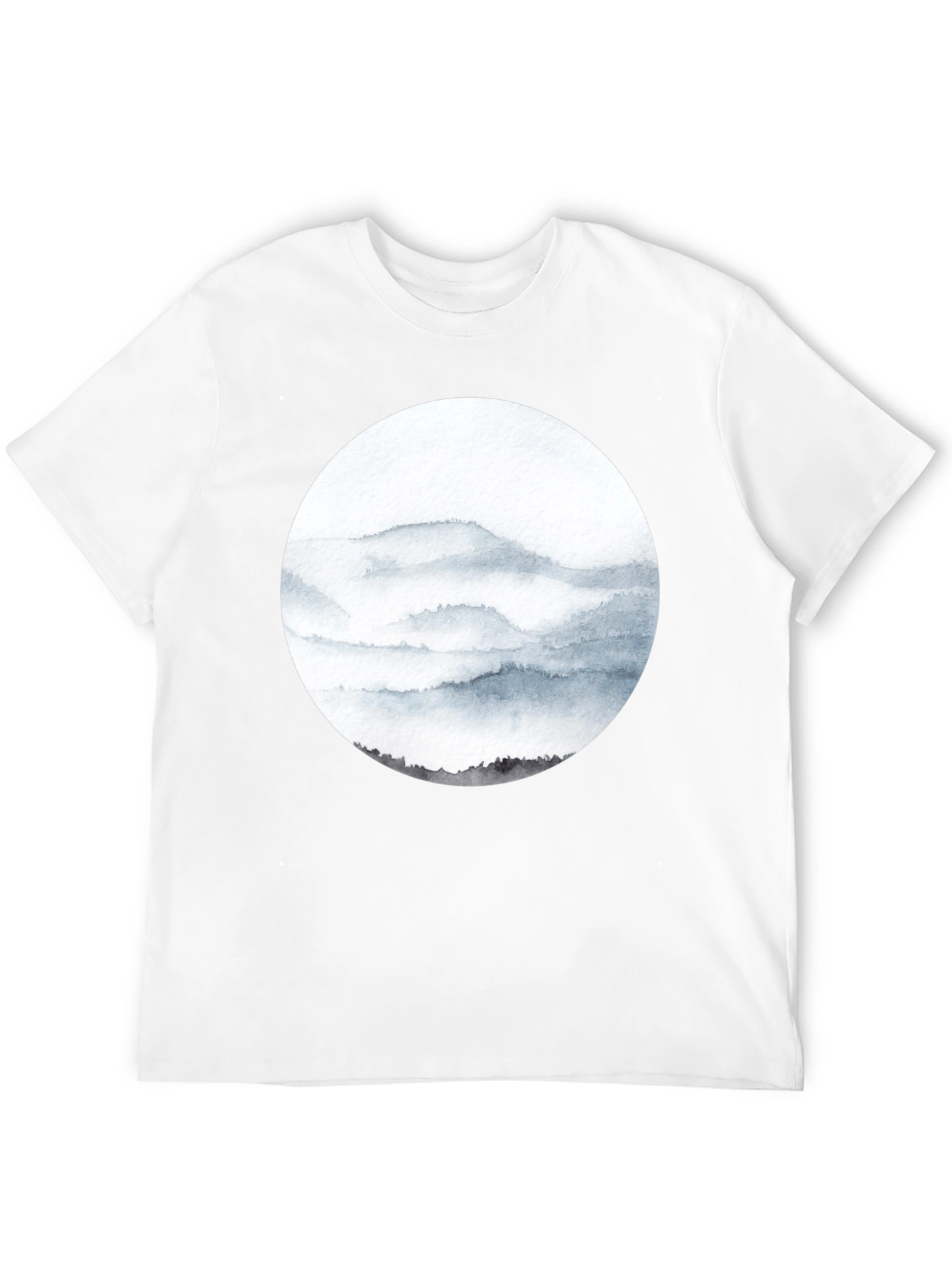 Abstract Mountain Watercolor T-Shirt