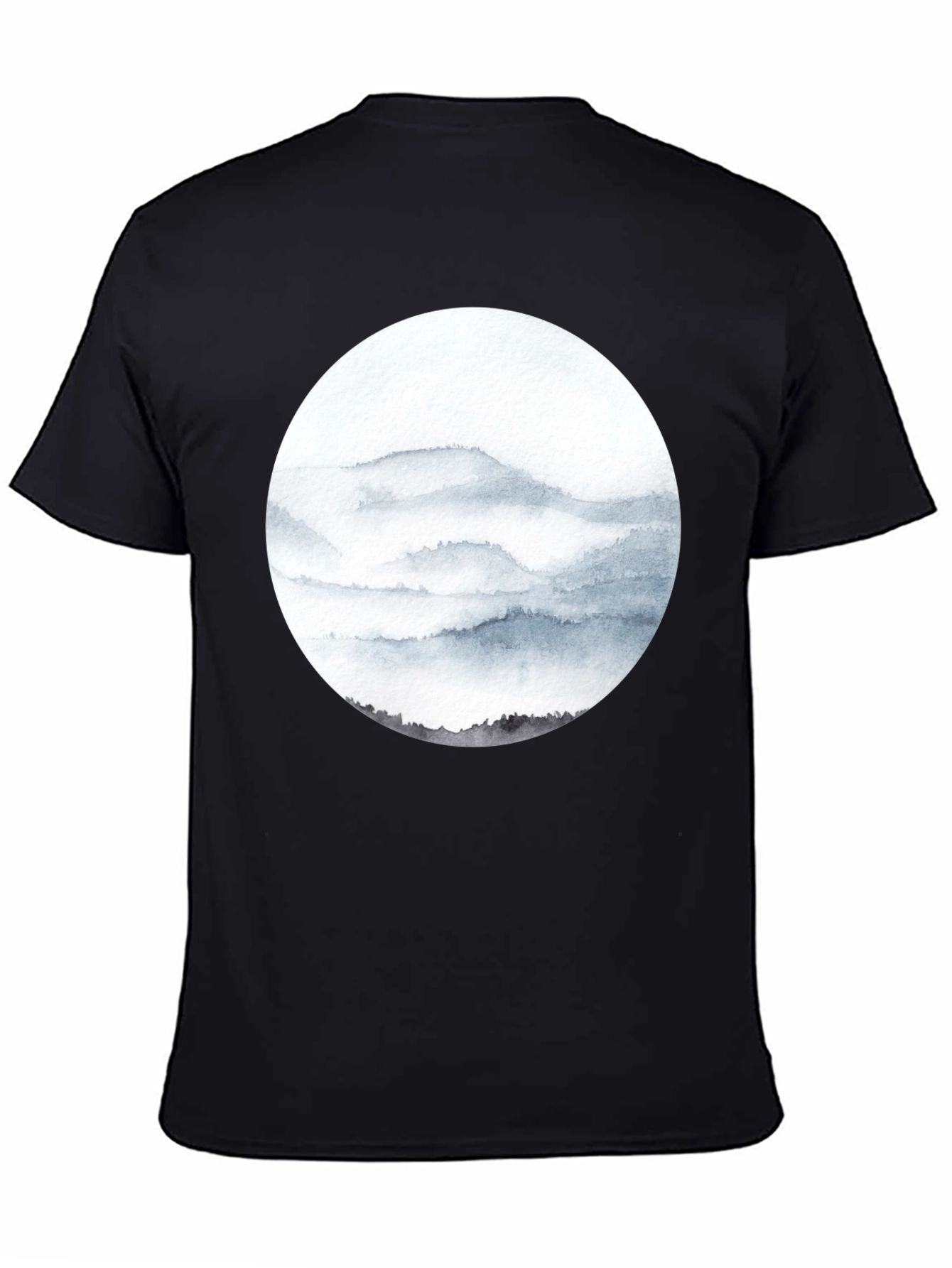 Abstract Mountain Watercolor T-Shirt