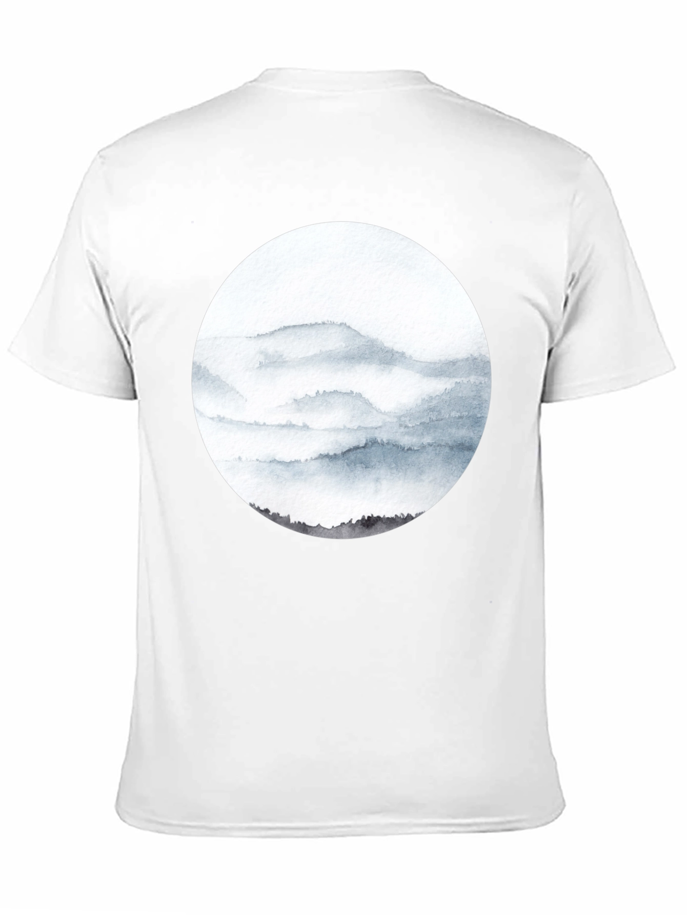 Abstract Mountain Watercolor T-Shirt