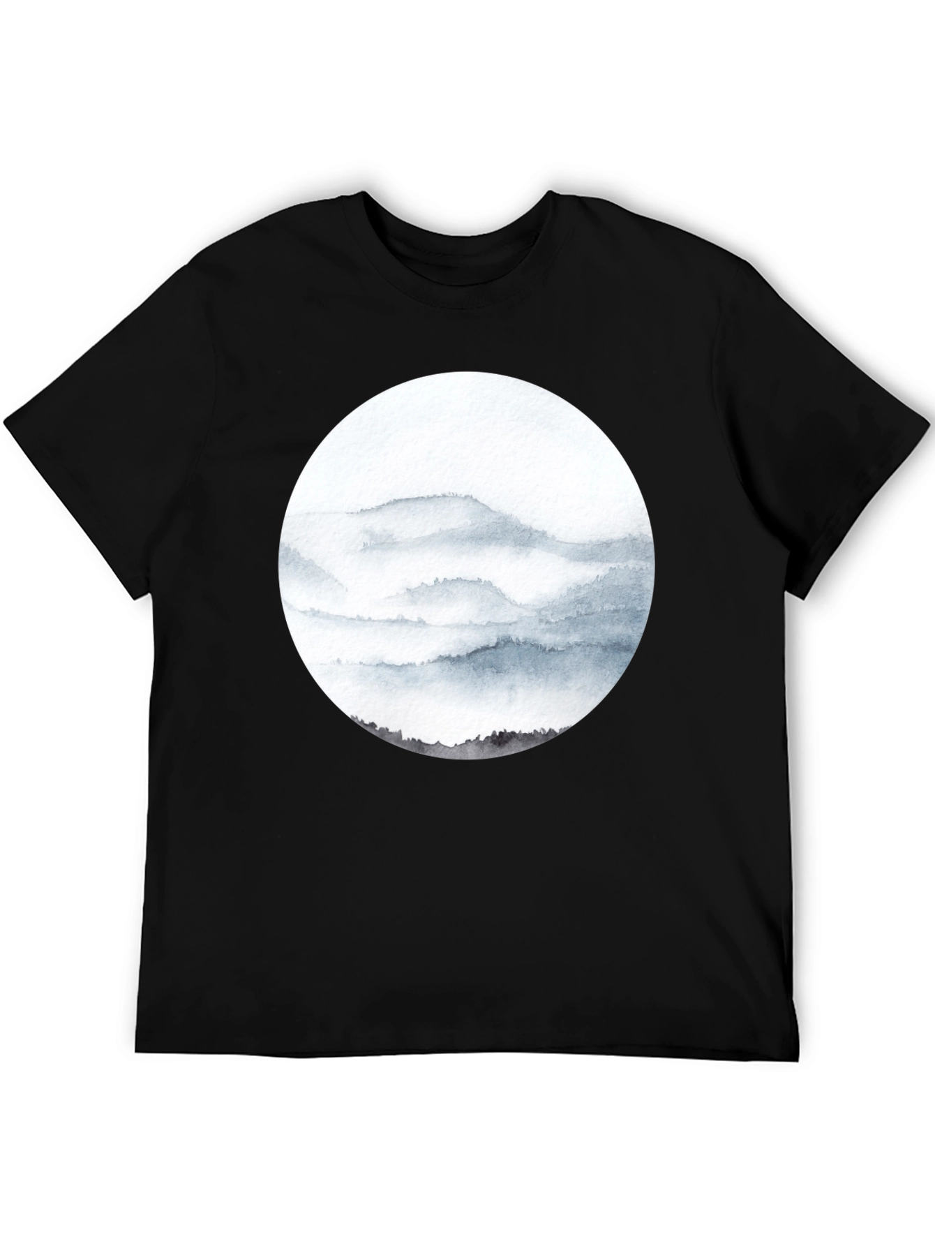 Abstract Mountain Watercolor T-Shirt