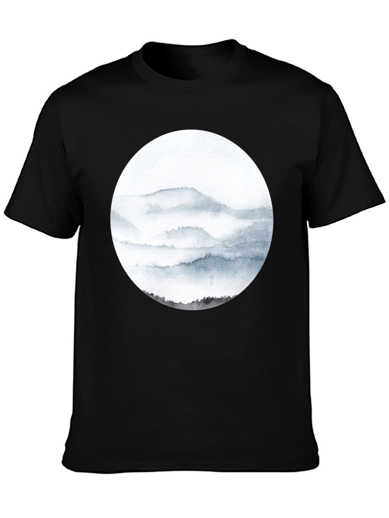 Abstract Mountain Watercolor T-Shirt